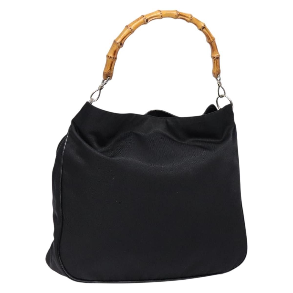 Gucci Gucci Vintage Bamboo Handle Tote Nylon Size ONE SIZE - 1 Thumbnail