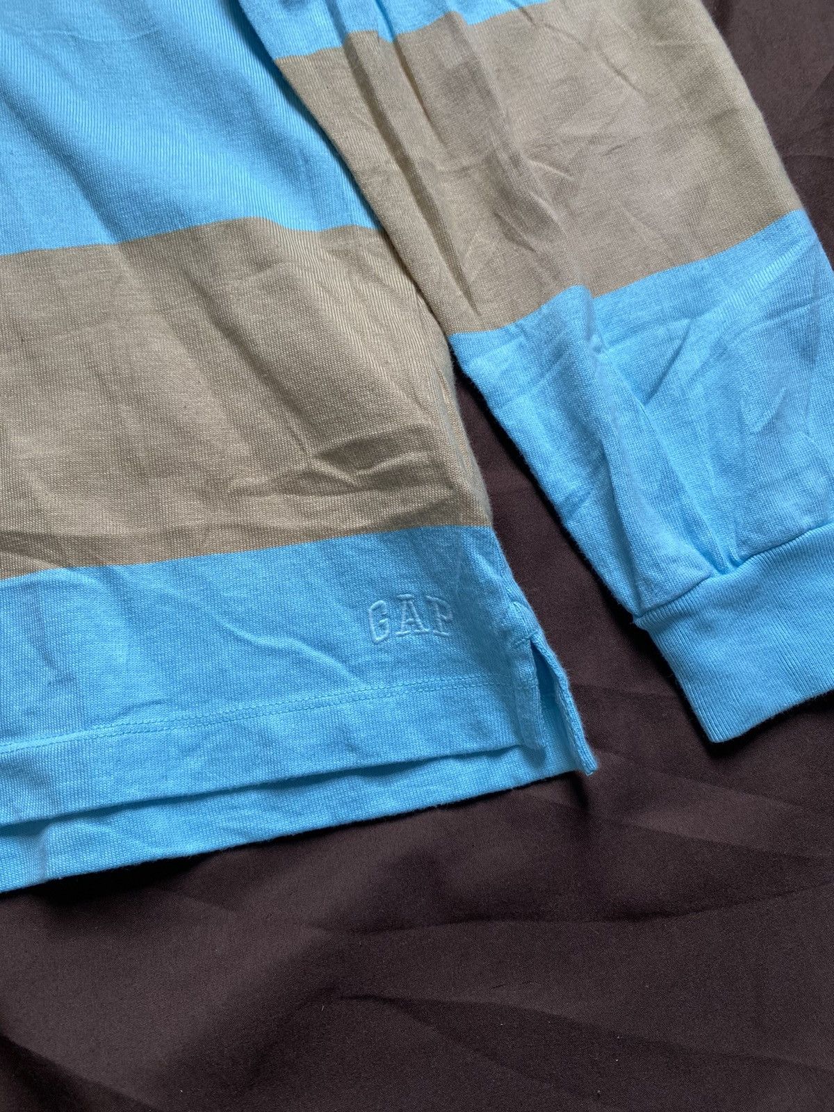 Gap Gap Long Sleeve Rugby Polo Shirt Size US L / EU 52-54 / 3 - 3 Thumbnail
