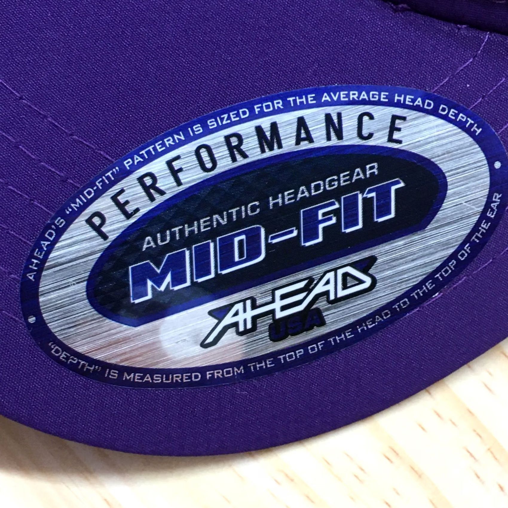 Vintage AHead TPC Twin Cities Baseball Cap Unisex Purple OS Mid Fit Embroidered Logo Size ONE SIZE - 2 Thumbnail