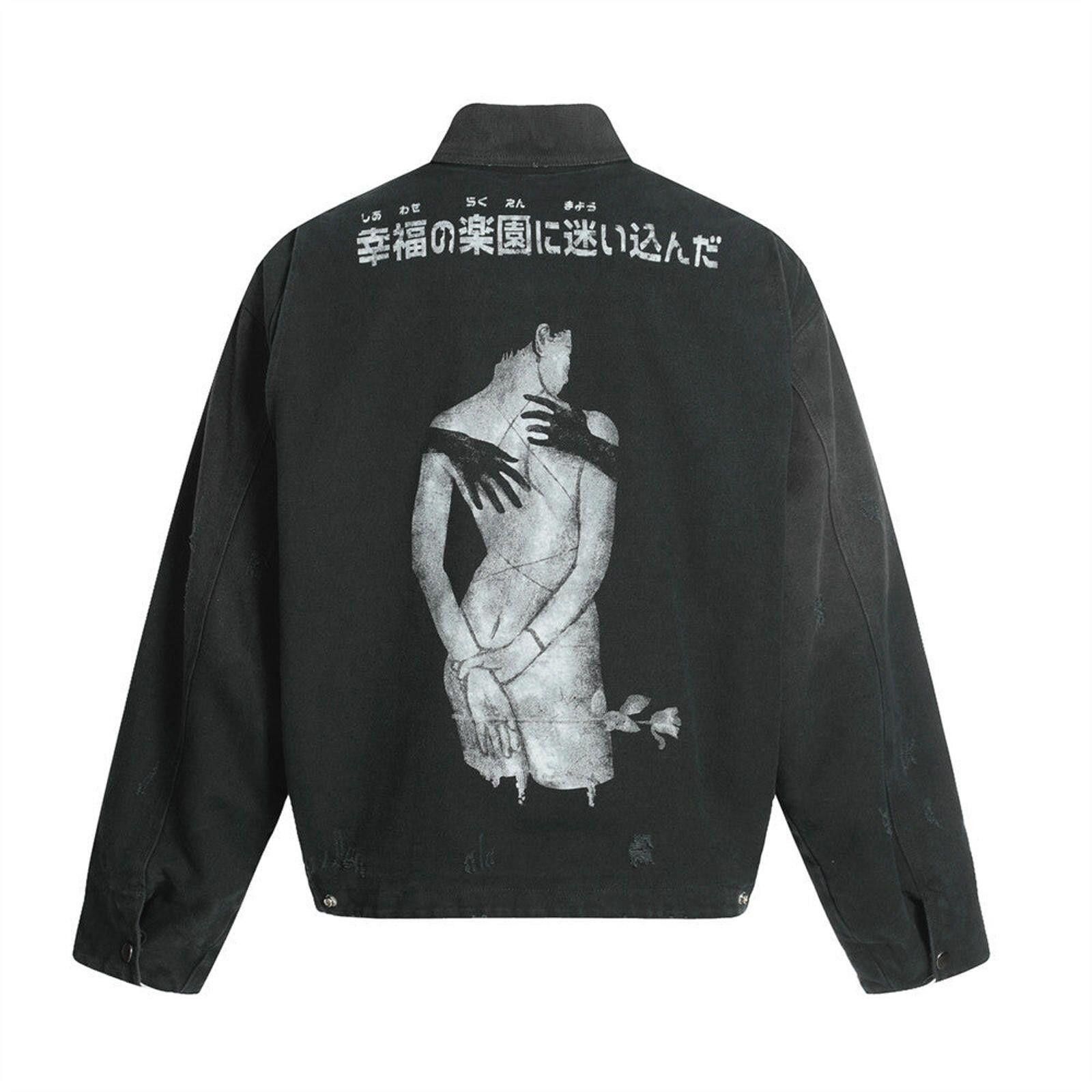 Other Japanese Style Women's Print Carpenter Utility Jacket Size US M / EU 48-50 / 2 - 1 Thumbnail