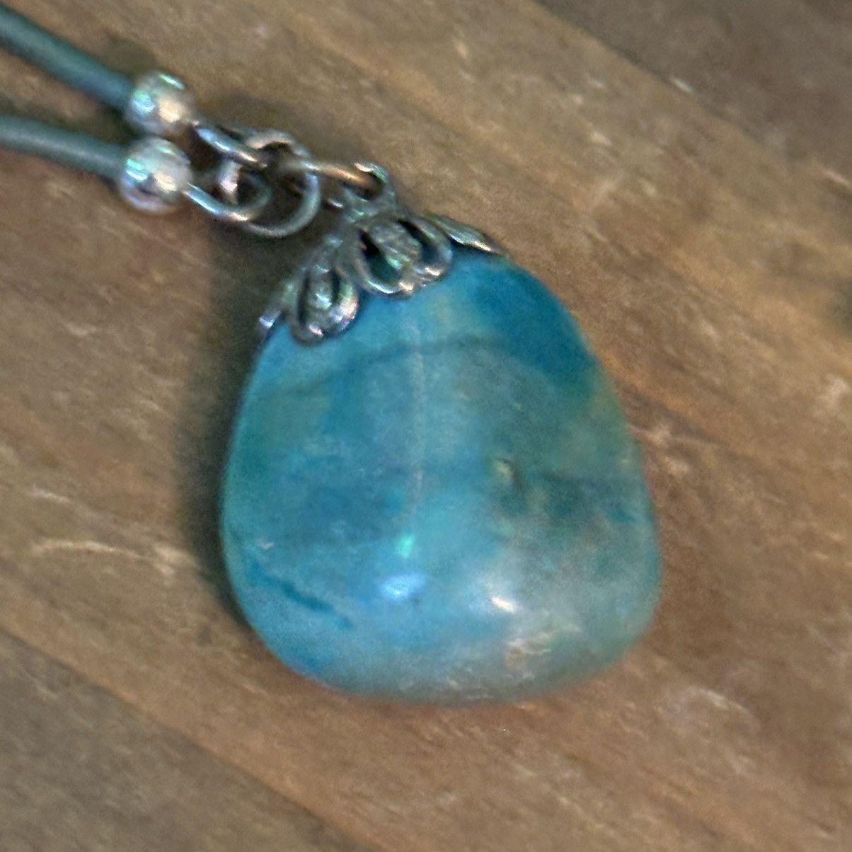Vintage Vintage polished rock pendant necklace Size ONE SIZE - 5 Thumbnail