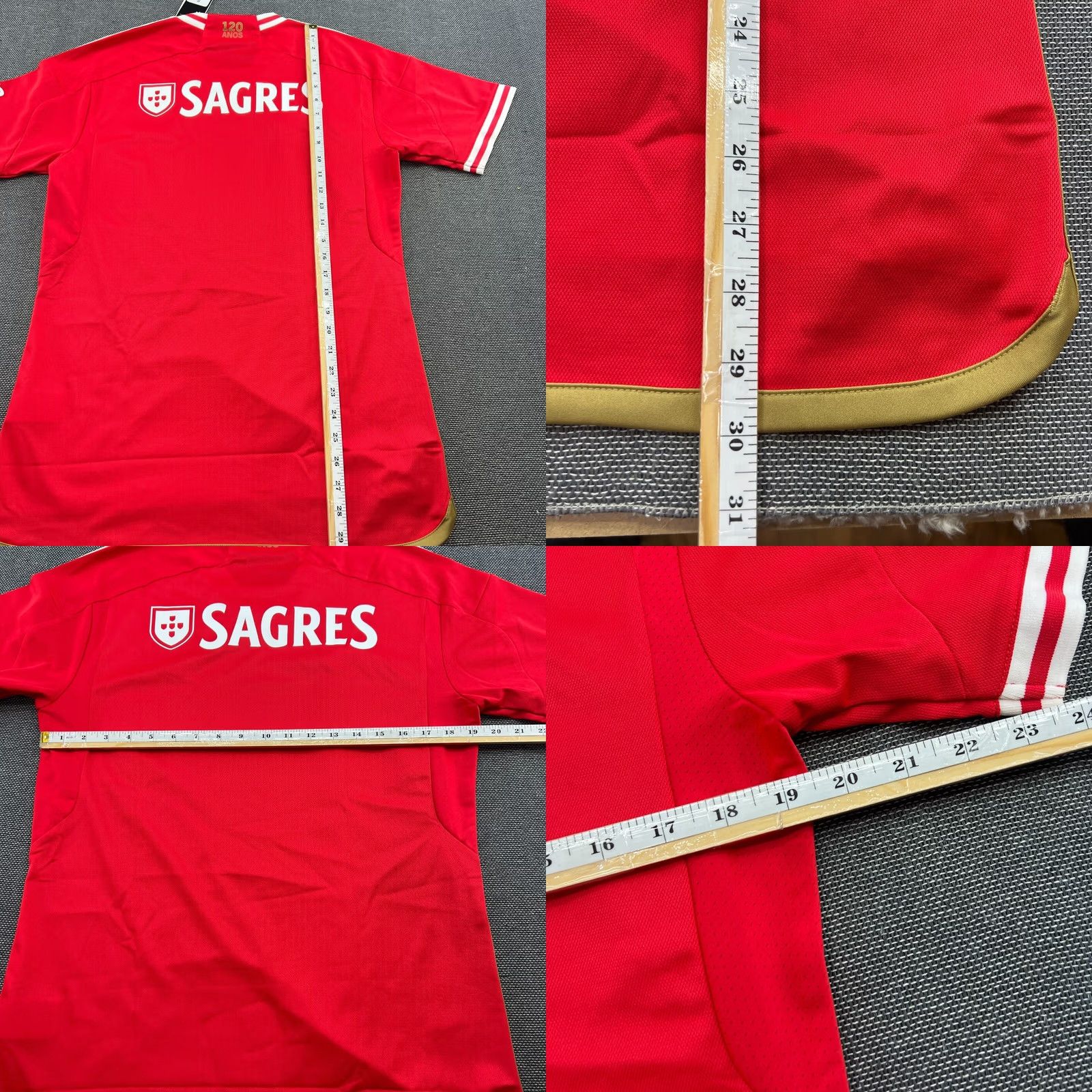 Adidas BNWT Benfica Adidas 2023-2024 Home Football Jersey Mens Medium Adult Red Shirt Size US M / EU 48-50 / 2 - 9 Thumbnail