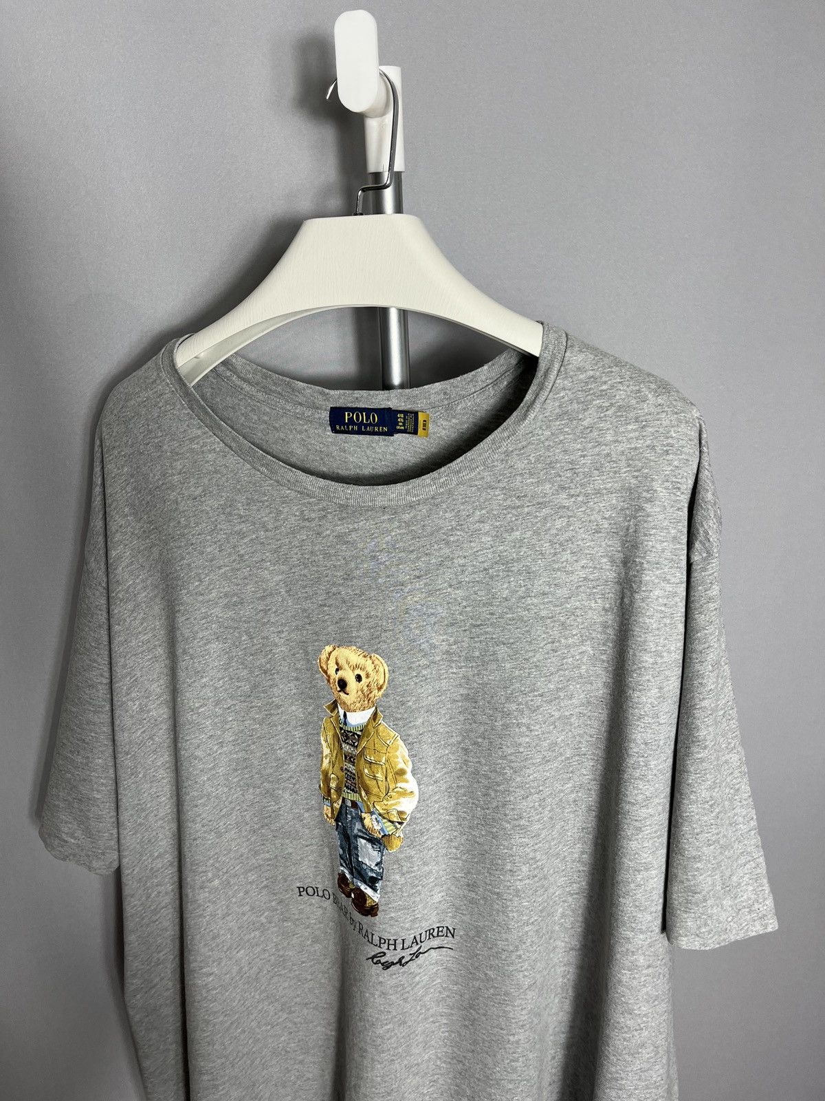 Polo Ralph Lauren POLO RALPH LAUREN Polo Bear Mens T-Shirt Grey 4XL Size US XXL / EU 58 / 5 - 3 Thumbnail