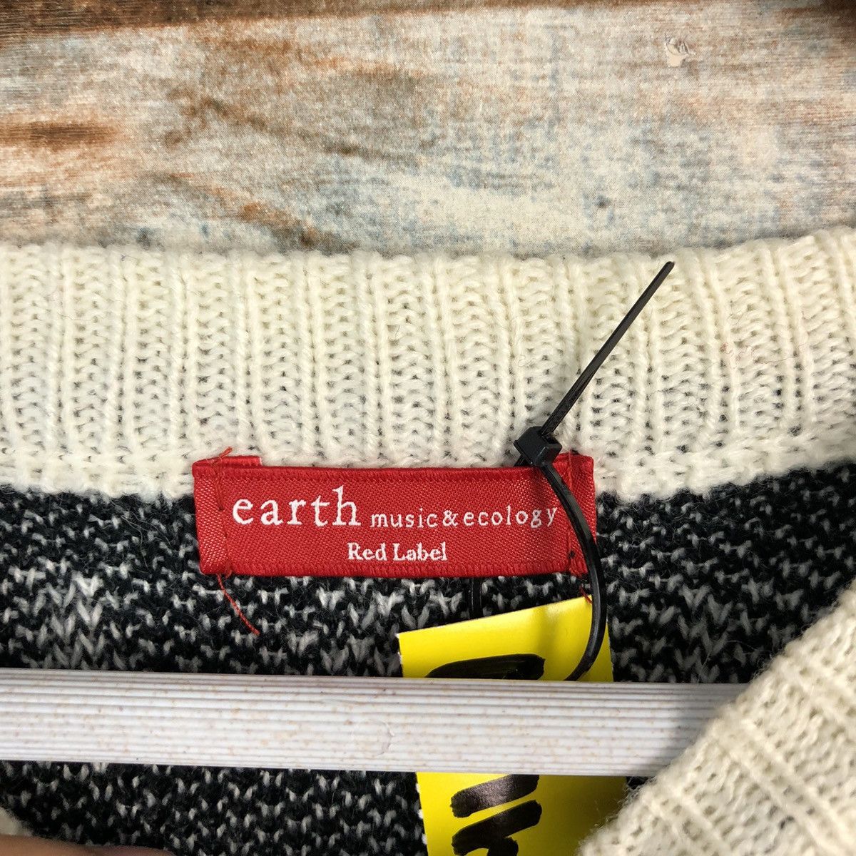 Homespun Knitwear × Japanese Brand Earth & Music Econology Black Knitwear #A1714 Size US S / EU 44-46 / 1 - 9 Thumbnail