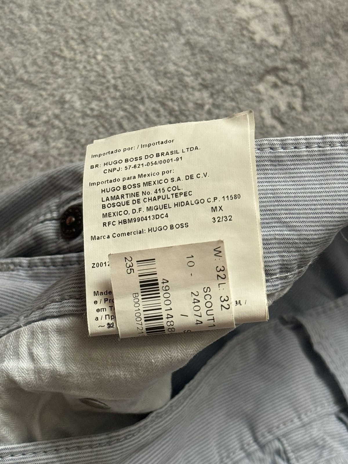 Hugo Boss Hugo boss 32/32 striped chino pant trouser Jean Size US 32 / EU 48 - 14 Thumbnail