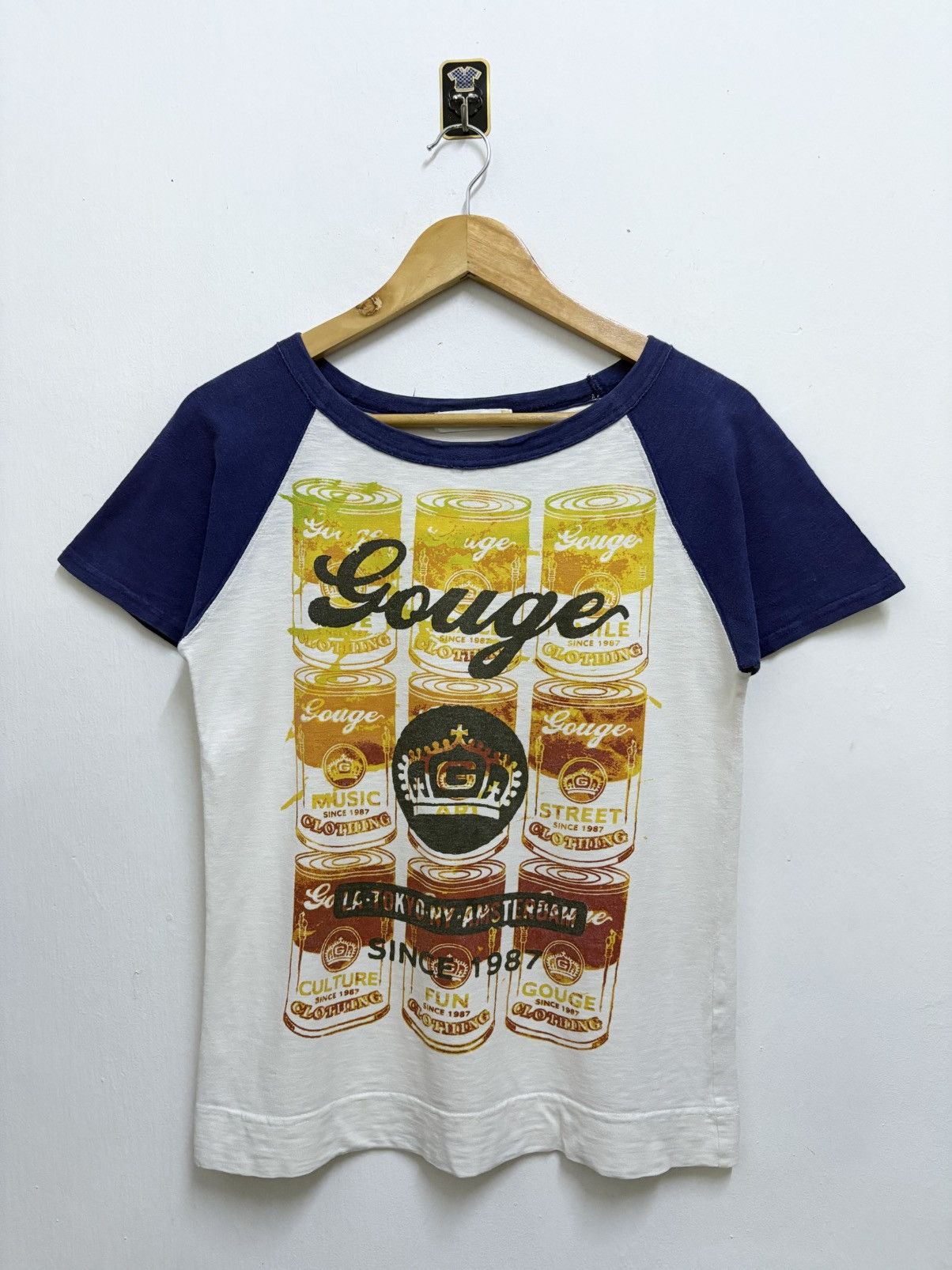 Vintage 2000's Gouge Skateboards Ripoff Andy Warhol Campbell T-Shirt Size M / US 6-8 / IT 42-44 - 1 Thumbnail