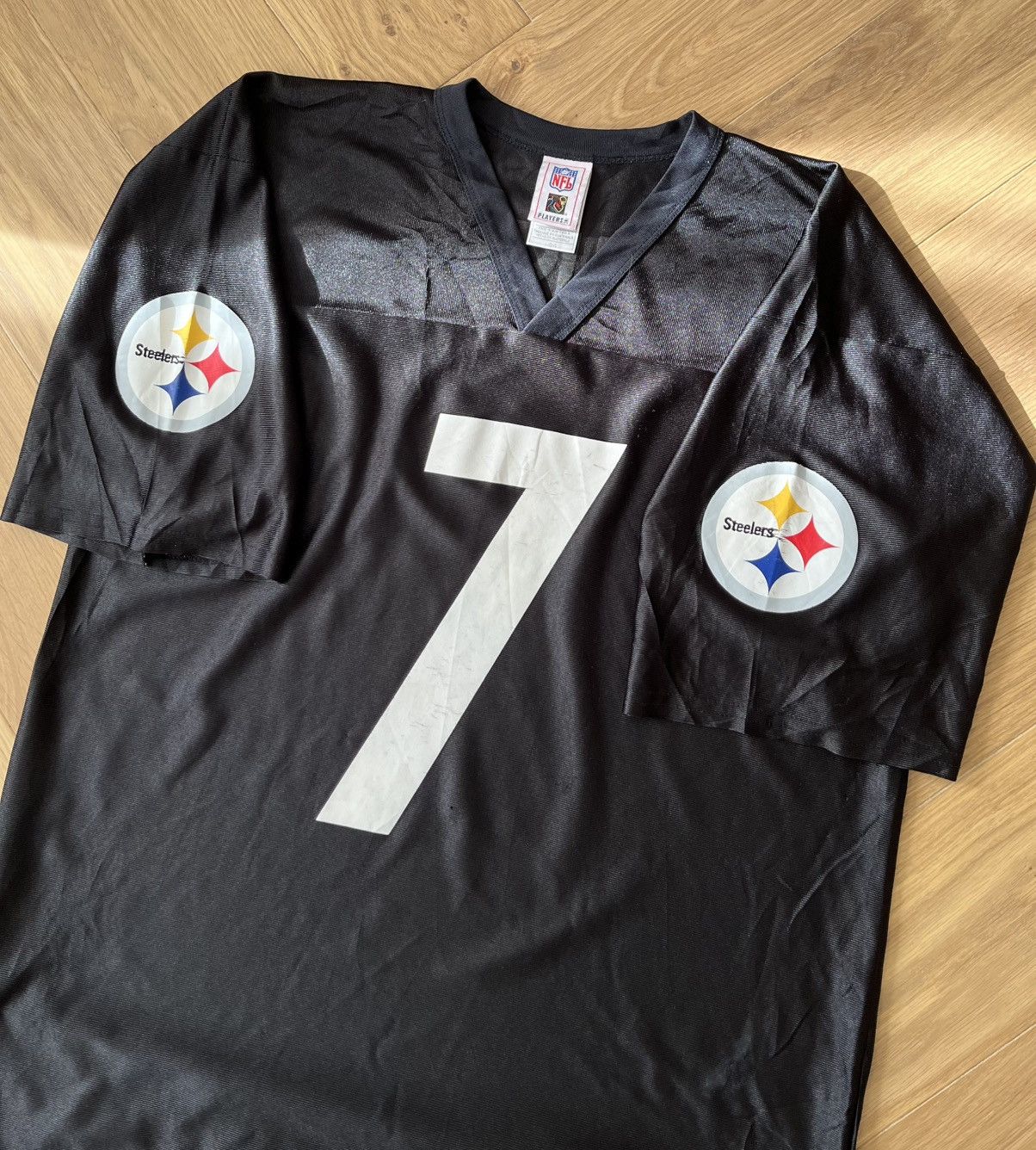 Reebok Pittsburgh Steelers #7 Ben Roethlisberger NFL Mesh Jersey Size US L / EU 52-54 / 3 - 4 Thumbnail
