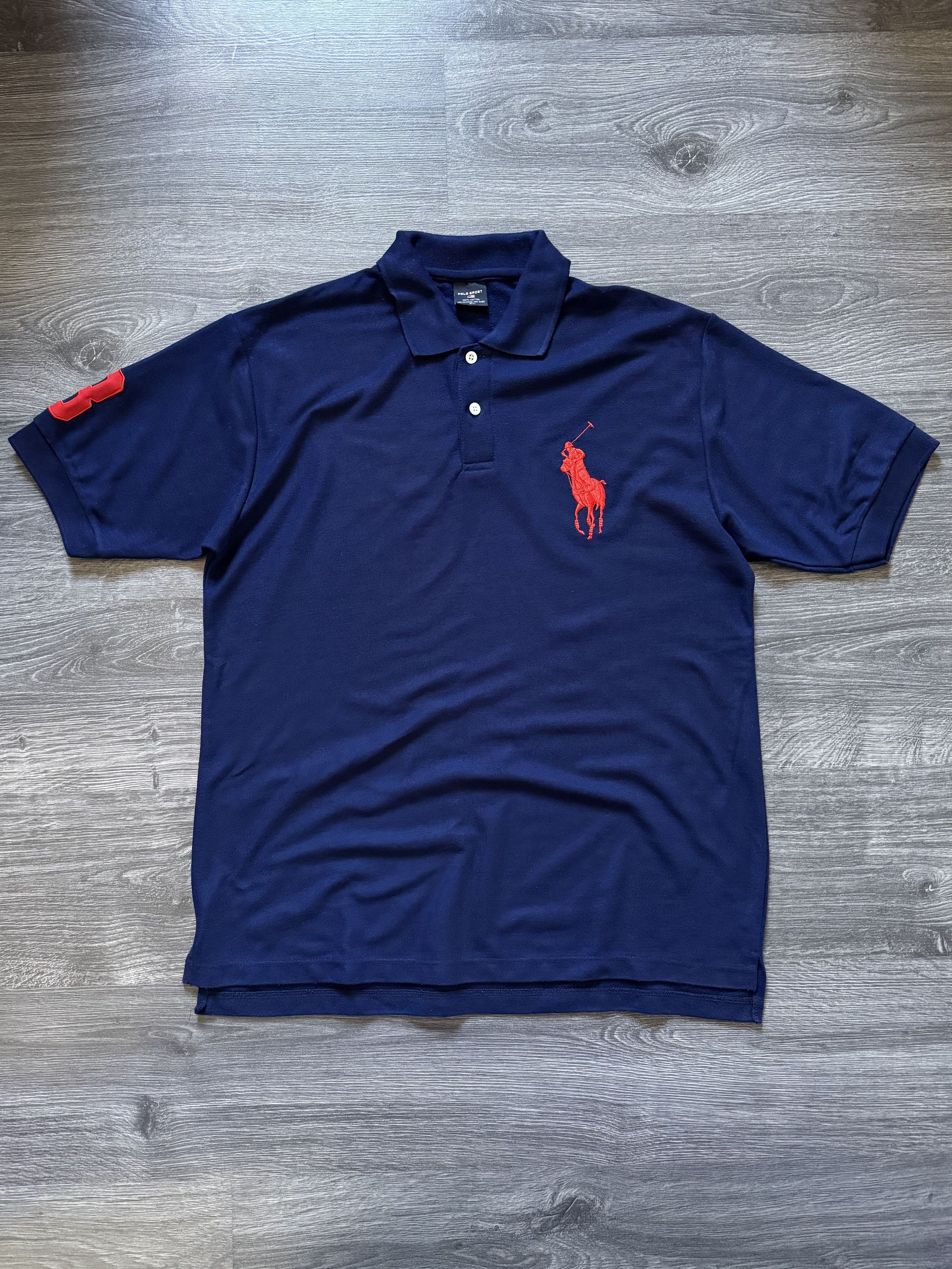 Polo Ralph Lauren Vintage Ralph Lauren Big Pony Polo Sport T-Shirt Size XL Size US XL / EU 56 / 4 - 3 Thumbnail