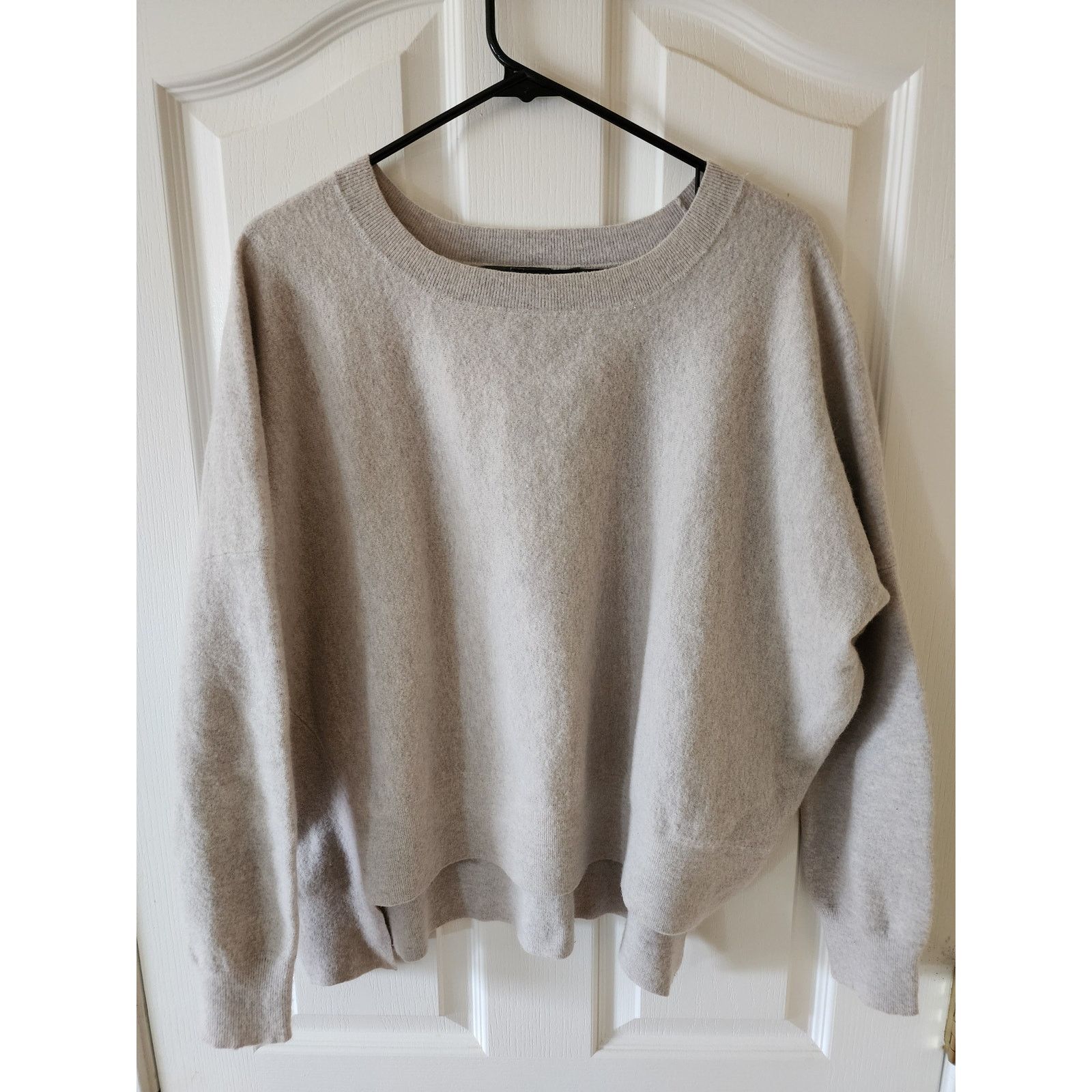 Vince VINCE Oversized Wool Angora Blend Sweater Small Light Gray Size S / US 4 / IT 40 - 1 Thumbnail