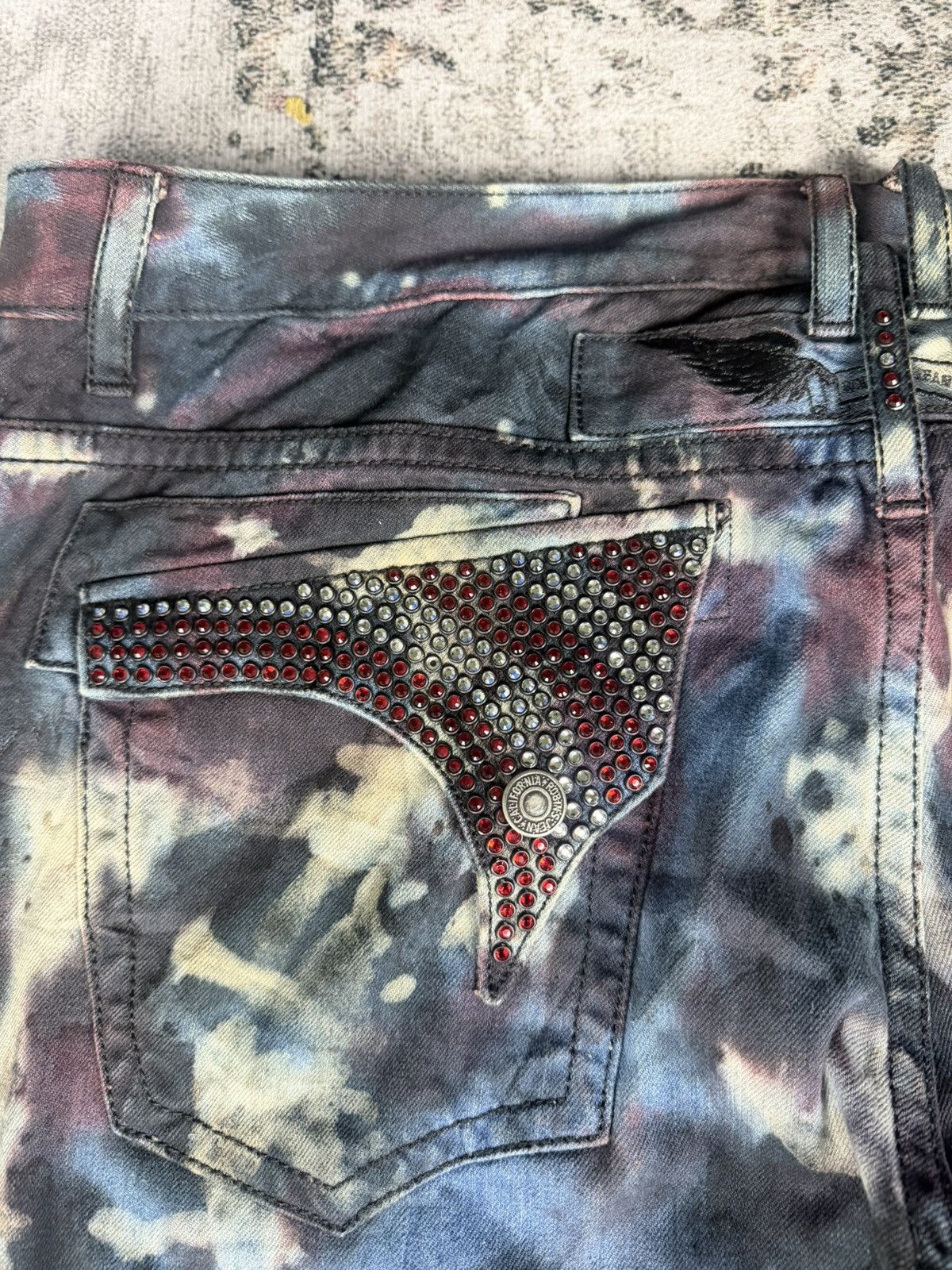 Robins Jeans Rare Robins Jean Acid Wash Jeans Size US 42 / EU 58 - 11 Thumbnail