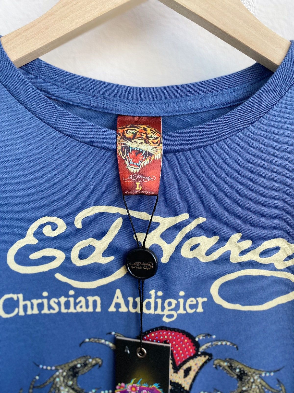Ed Hardy Ed Hardy Dagger Birds t-shirt made in USA Size US L / EU 52-54 / 3 - 3 Thumbnail