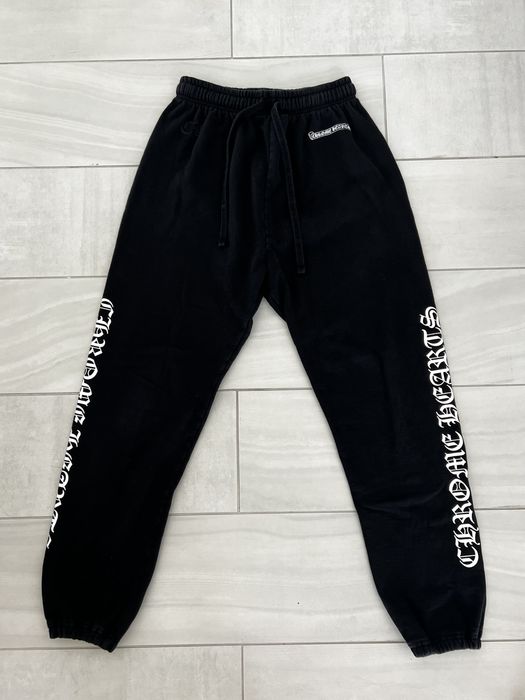 Chrome Hearts Chrome Hearts Black Sweatpants Large | Grailed