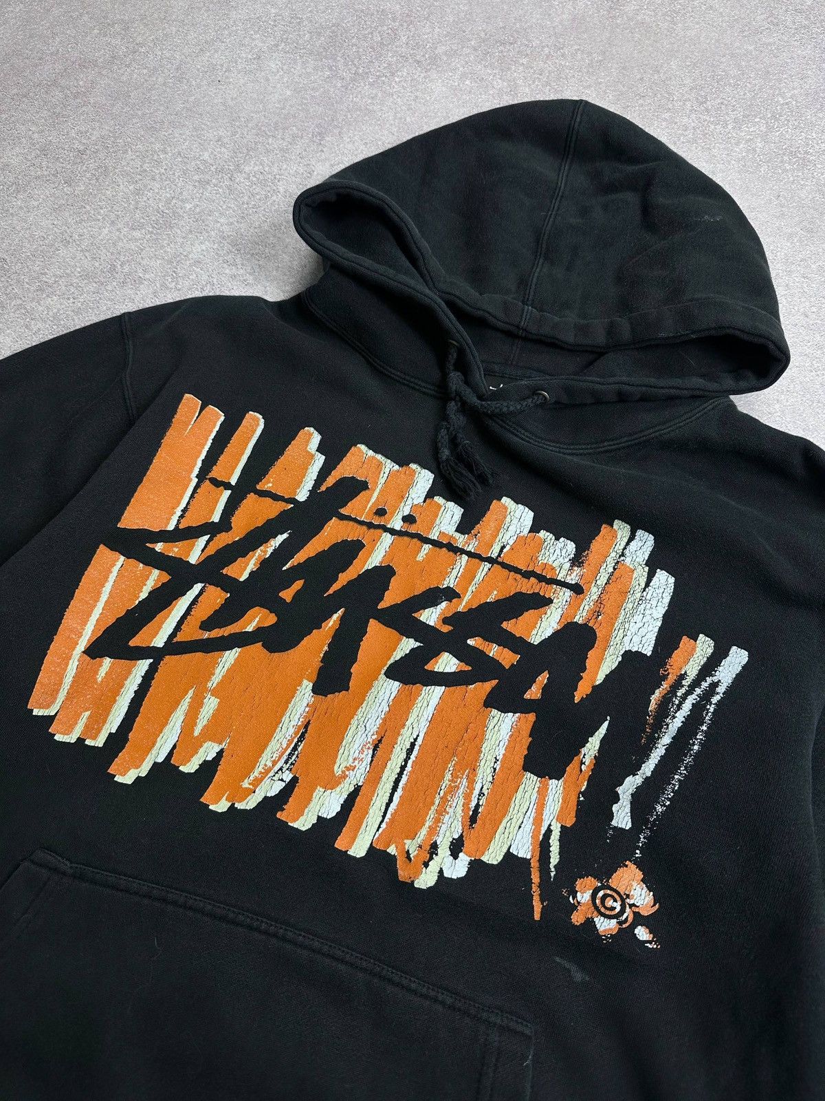 Stussy Vintage Stussy Big Logo Heavy Cotton Hoodie M Size US M / EU 48-50 / 2 - 4 Thumbnail