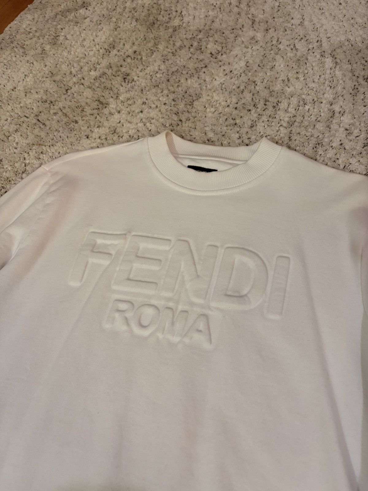 Fendi Fendi Logo Embossed Sweater Size US S / EU 44-46 / 1 - 2 Thumbnail
