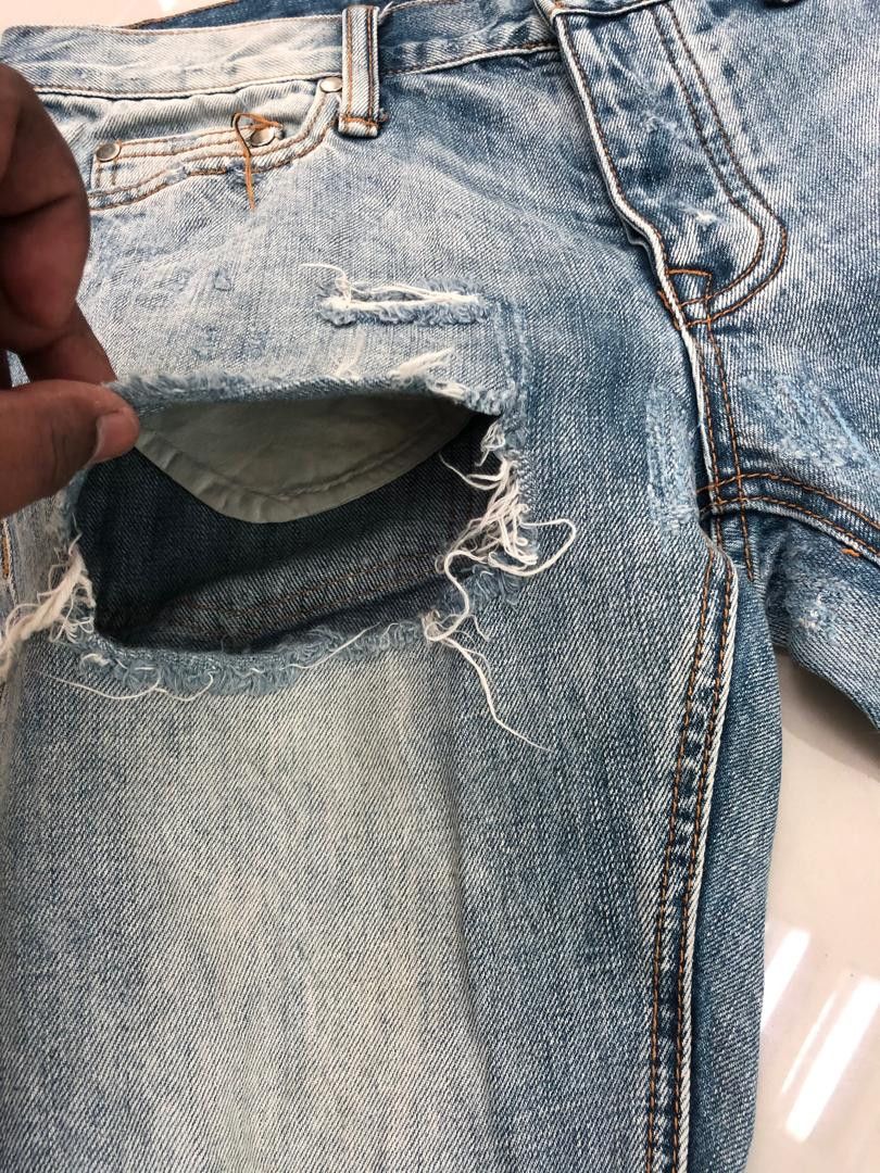 JNCO × MNML MNML distressed denim zipper leg skinny jeans size 32 Size US 32 / EU 48 - 16 Thumbnail