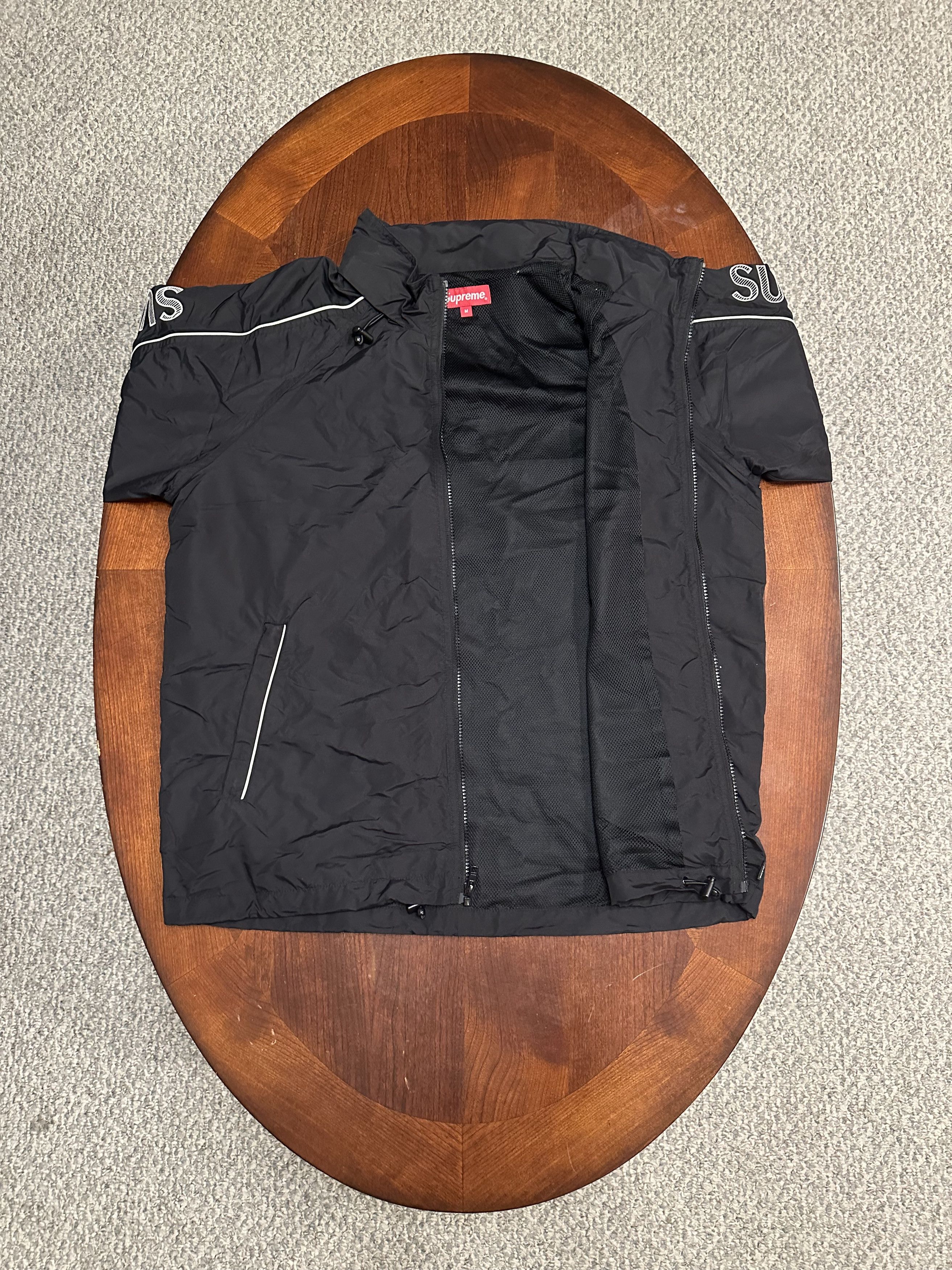 Supreme Striped Logo Windbreaker (S/S 2017) Size US M / EU 48-50 / 2 - 3 Thumbnail