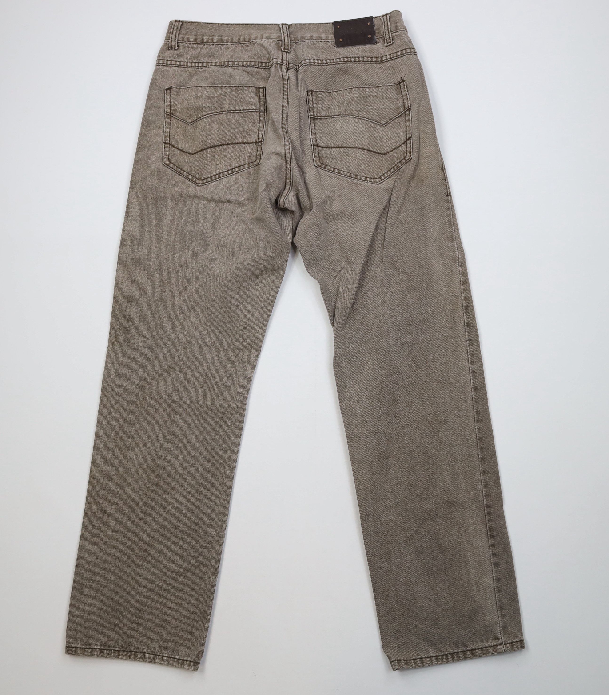 Vintage Vintage 90s Y2K Streetwear Baggy Wide Leg Denim Jeans Brown Size US 34 / EU 50 - 9 Thumbnail