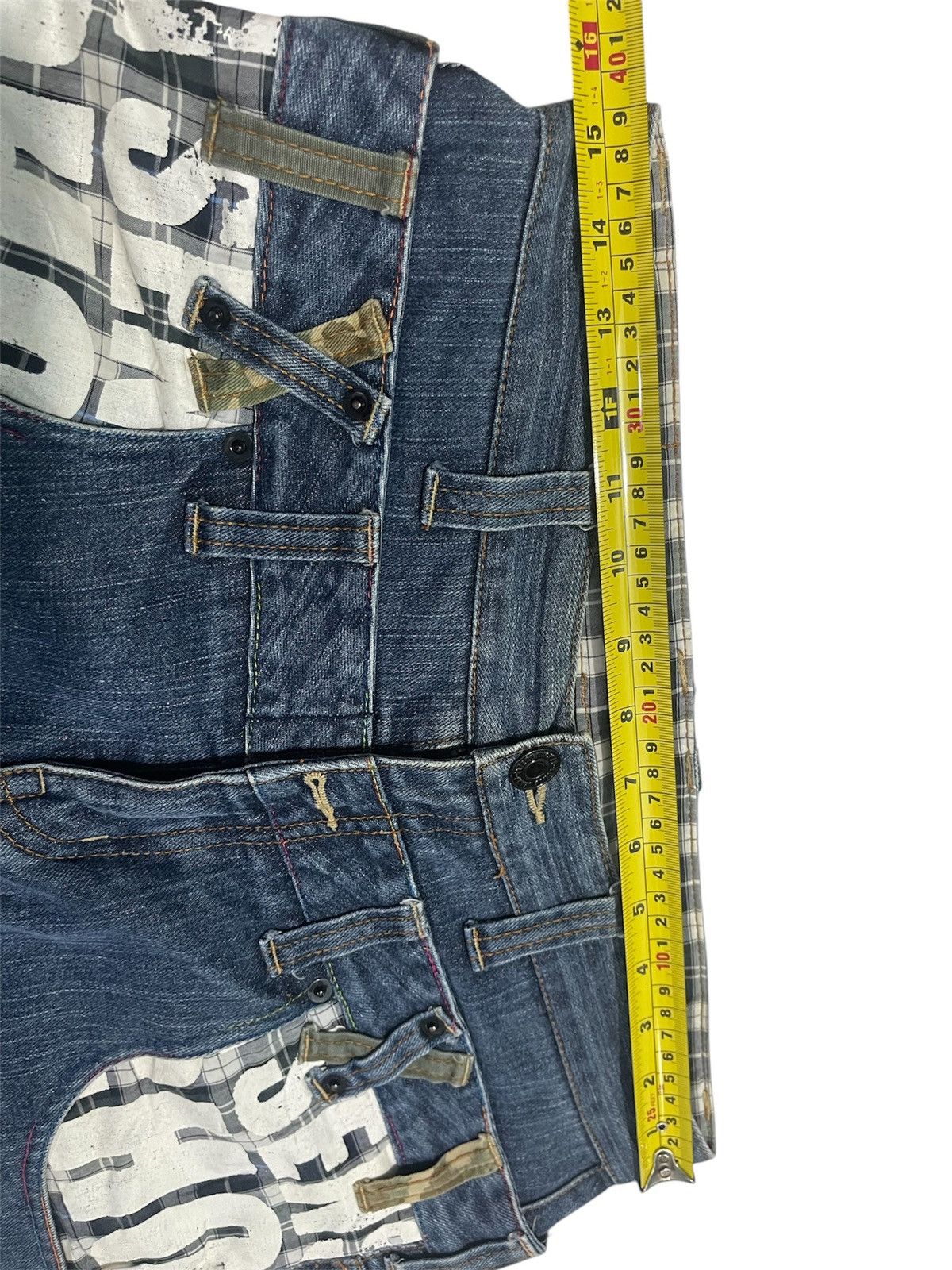 Designer Dominate Handcrafted Jeans Custom Designer Size US 31 - 5 Thumbnail