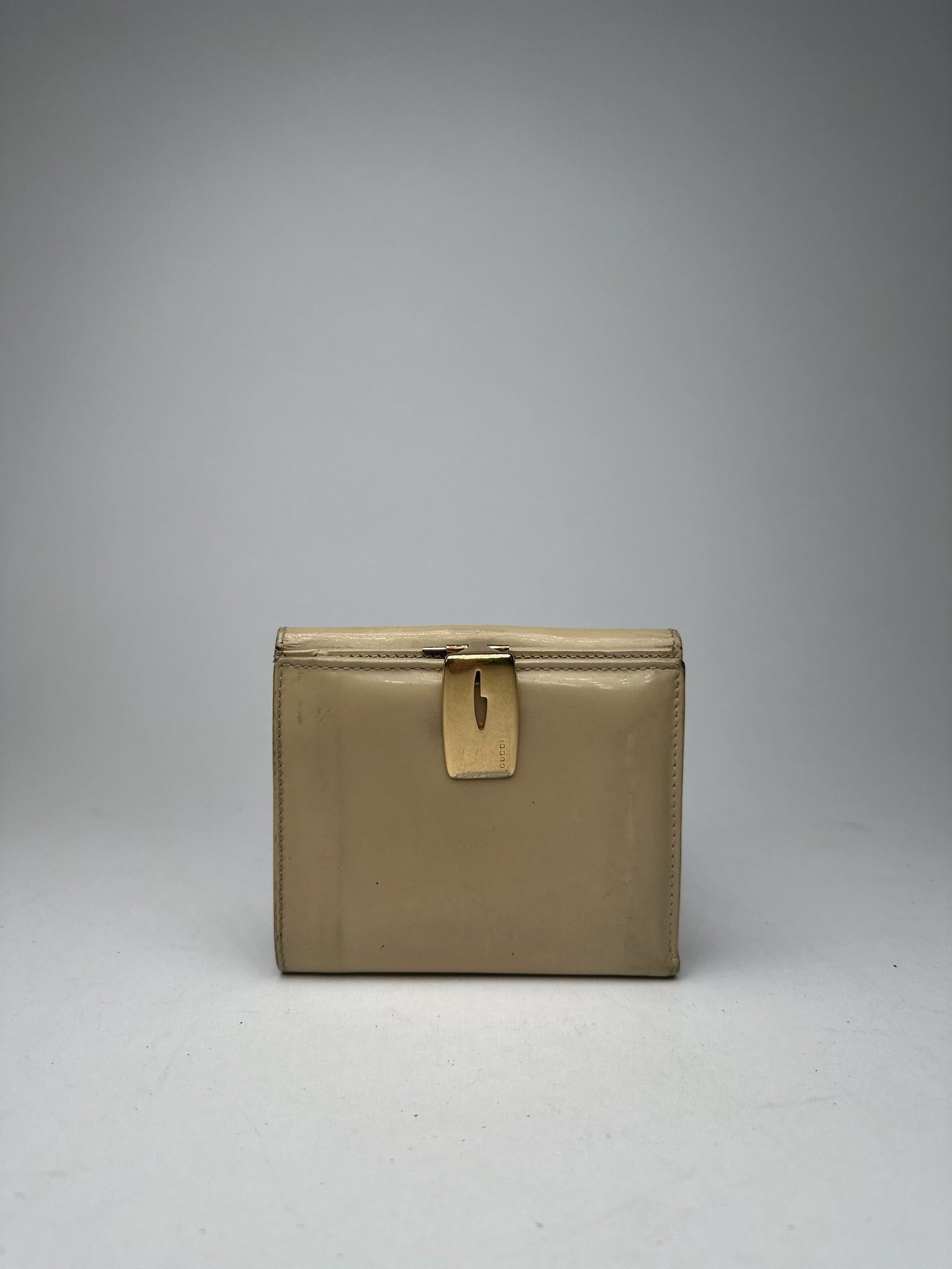 Gucci Vintage leather wallet beige Size ONE SIZE - 1 Thumbnail