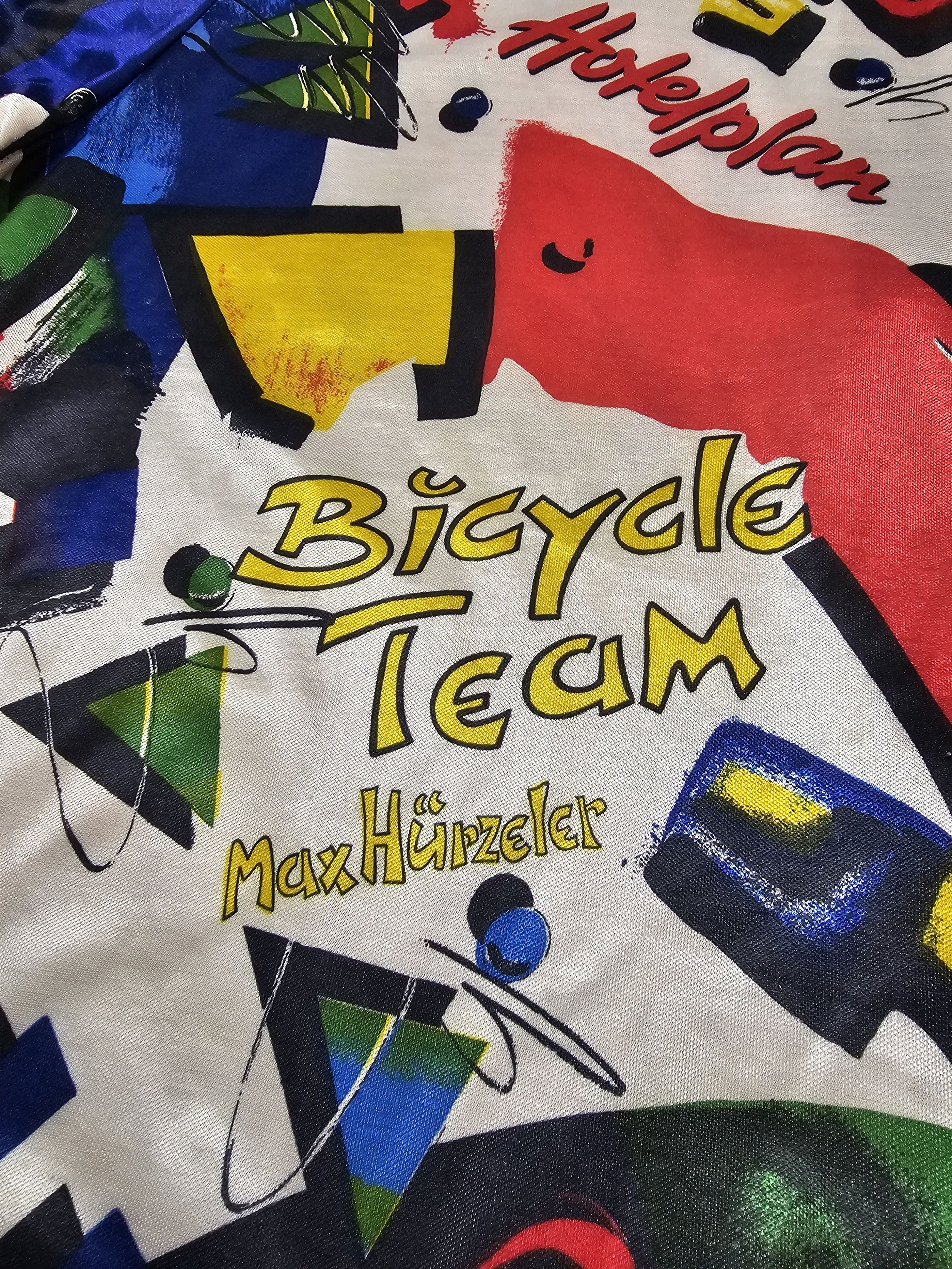 All Sport VINTAGE MAX HURZELER CYCLING TEAM JERSEY BICYCLE TEAM MAX Size US XXL / EU 58 / 5 - 4 Thumbnail