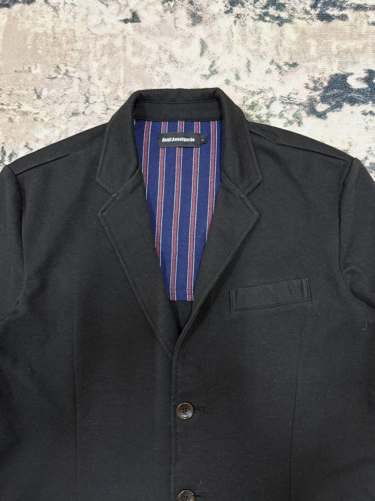 Japanese Brand Avail AvantGarde Casual Blazers Jacket Double Blend Size 38S - 4 Thumbnail
