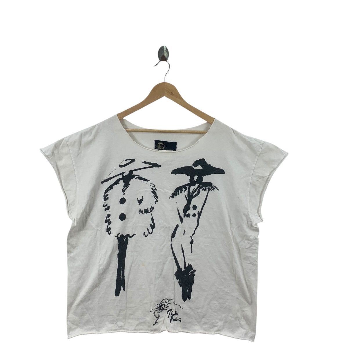 Vintage Vintage THEATRE PRODUCTS SHIBUYA Fashion Art Tee Shirt Top Size XXL / US 16-18 / IT 52-54 - 4 Thumbnail