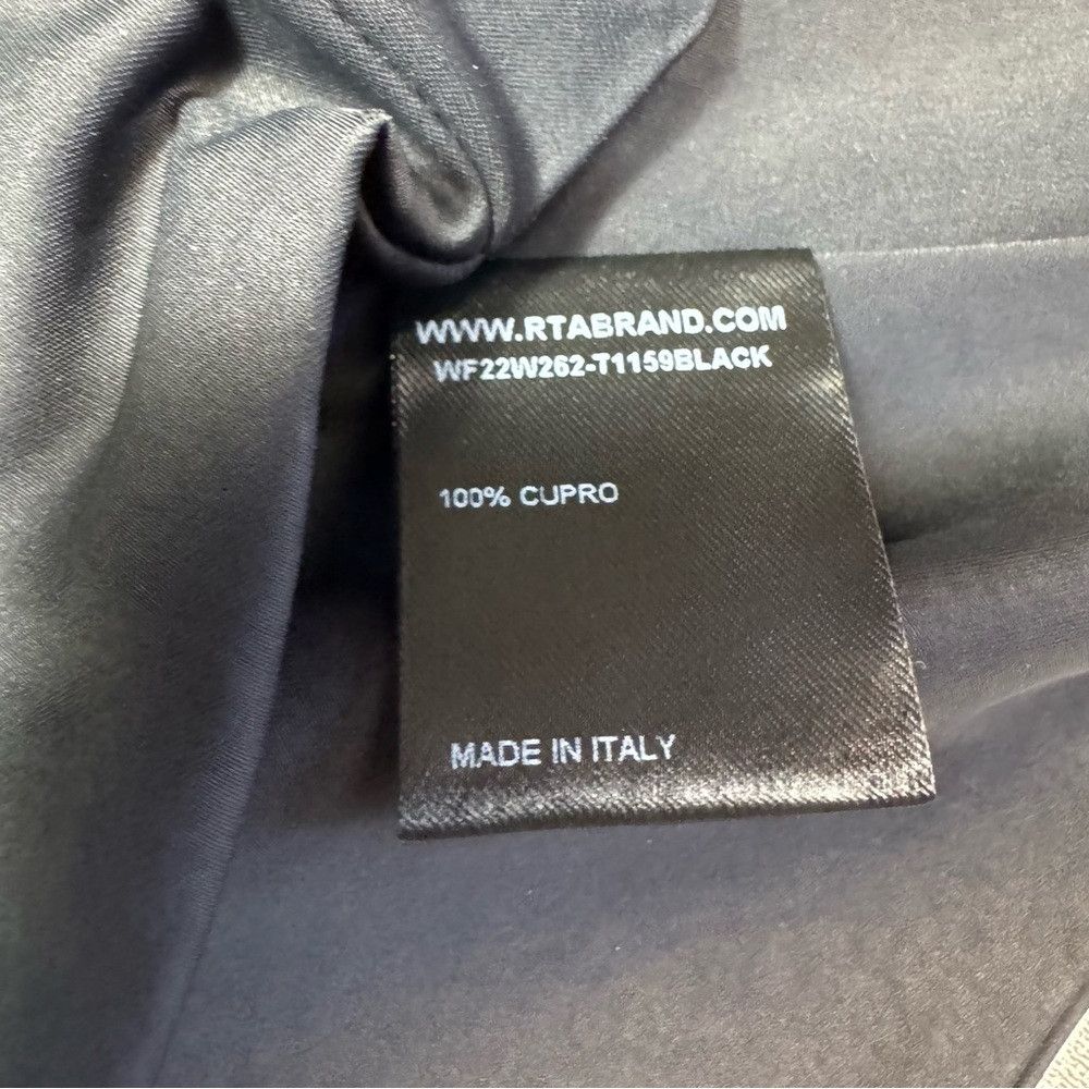 Rta NWT New RtA Romana Black Tiered Square Neck Top Made In Ita Size XXS / US 00 / IT 34 - 8 Thumbnail