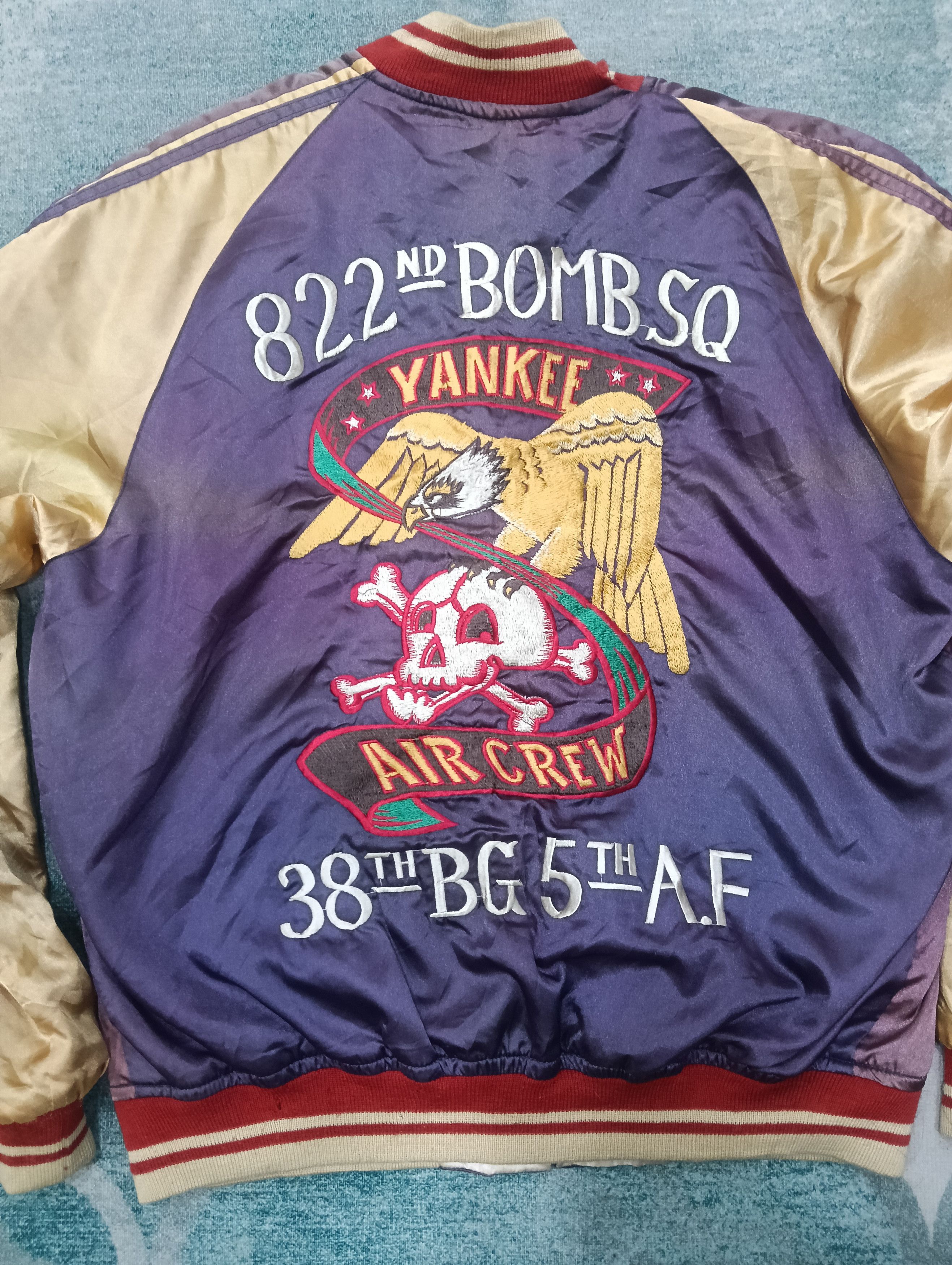 Japanese Brand × Vintage Vintage Sukajan Riversible Jacket Size US L / EU 52-54 / 3 - 1 Thumbnail