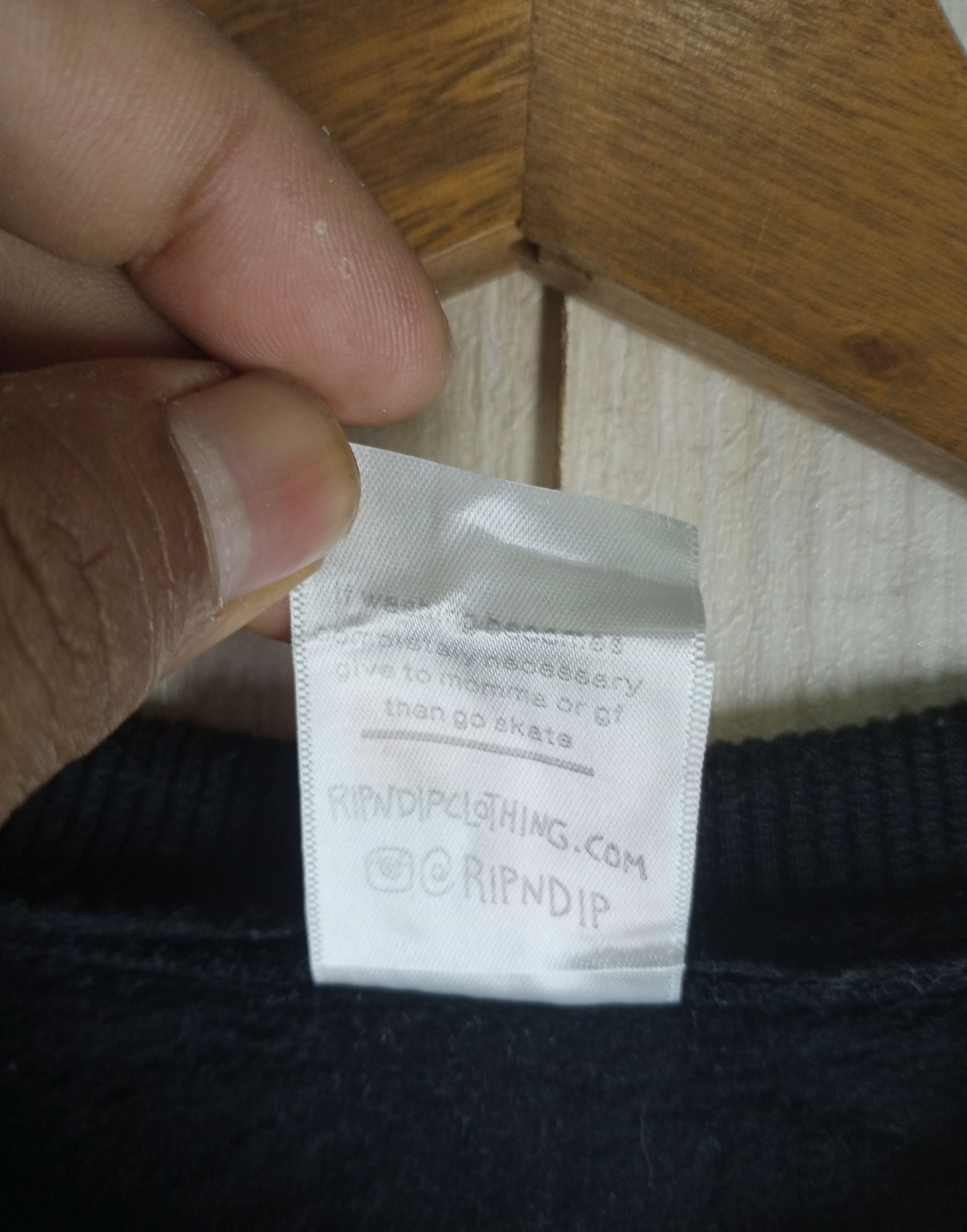 RIPNDIP Rare RIPNDIP Single Pocket Crewneck Sweatshirt Size US M / EU 48-50 / 2 - 6 Thumbnail