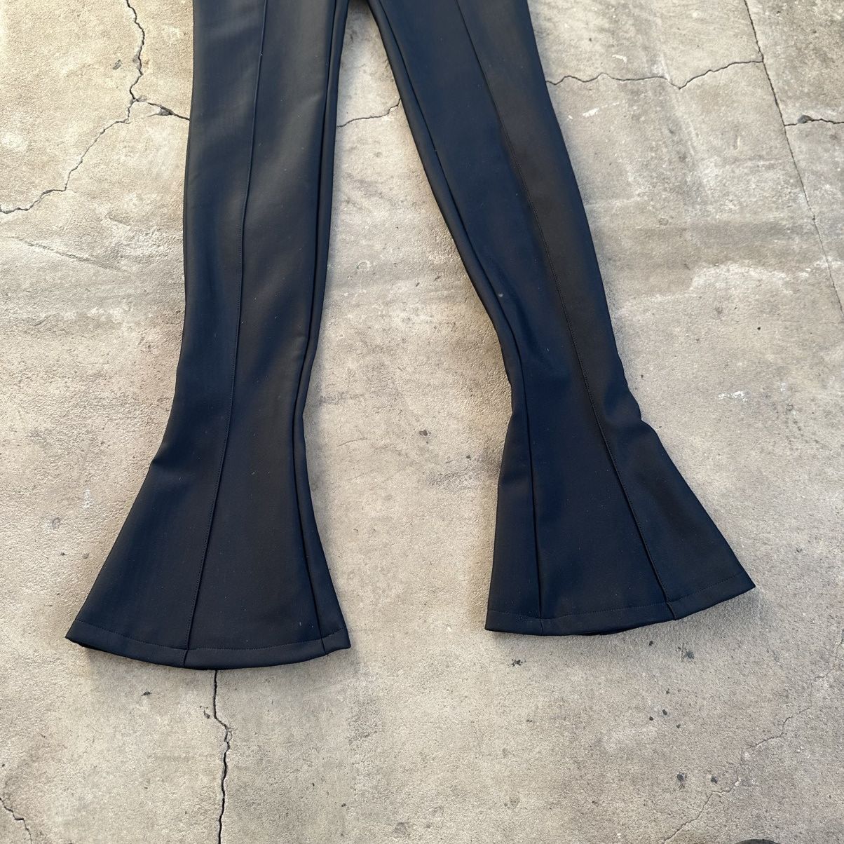 H&M × Mugler Black cut off flared pants Size 28" / US 6 / IT 42 - 17 Thumbnail