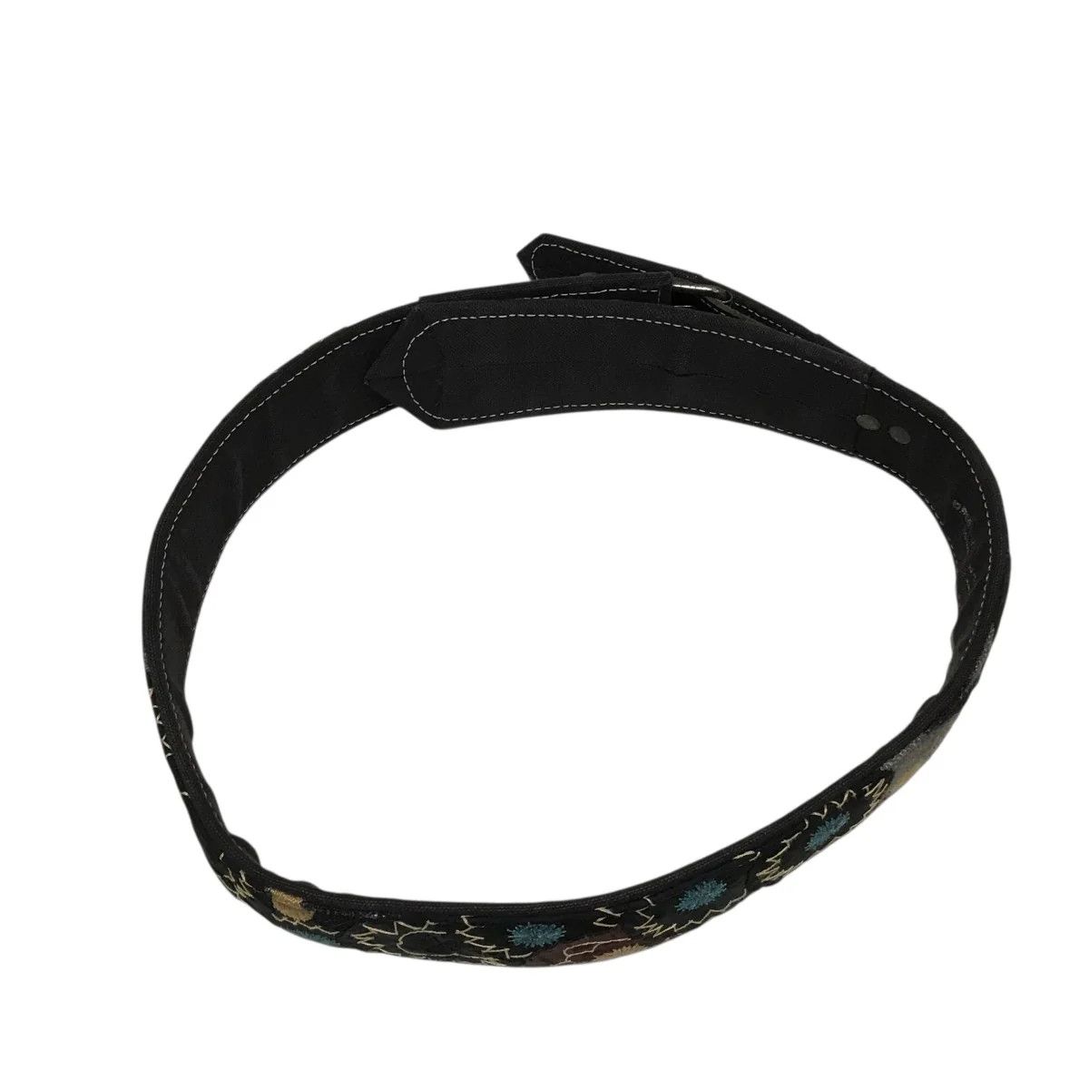 Dries Van Noten Floral Denim Patchwork Belt Size ONE SIZE - 5 Thumbnail