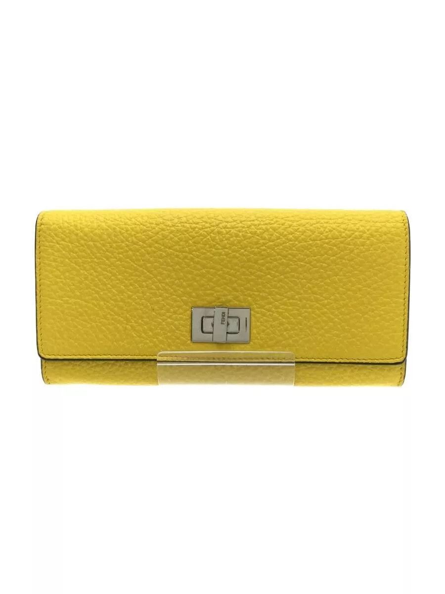 Fendi o1loc1c0824 Size: OS / Peekaboo Continental Wallet in Yellow Size ONE SIZE - 1 Thumbnail