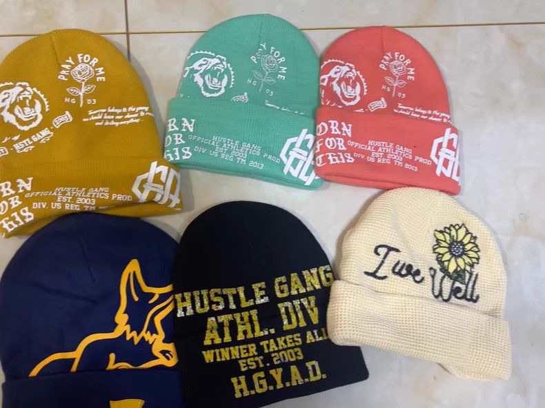 Hustle Gang HUSTLE GANG Knit Beanie Size 40 - 1 Thumbnail