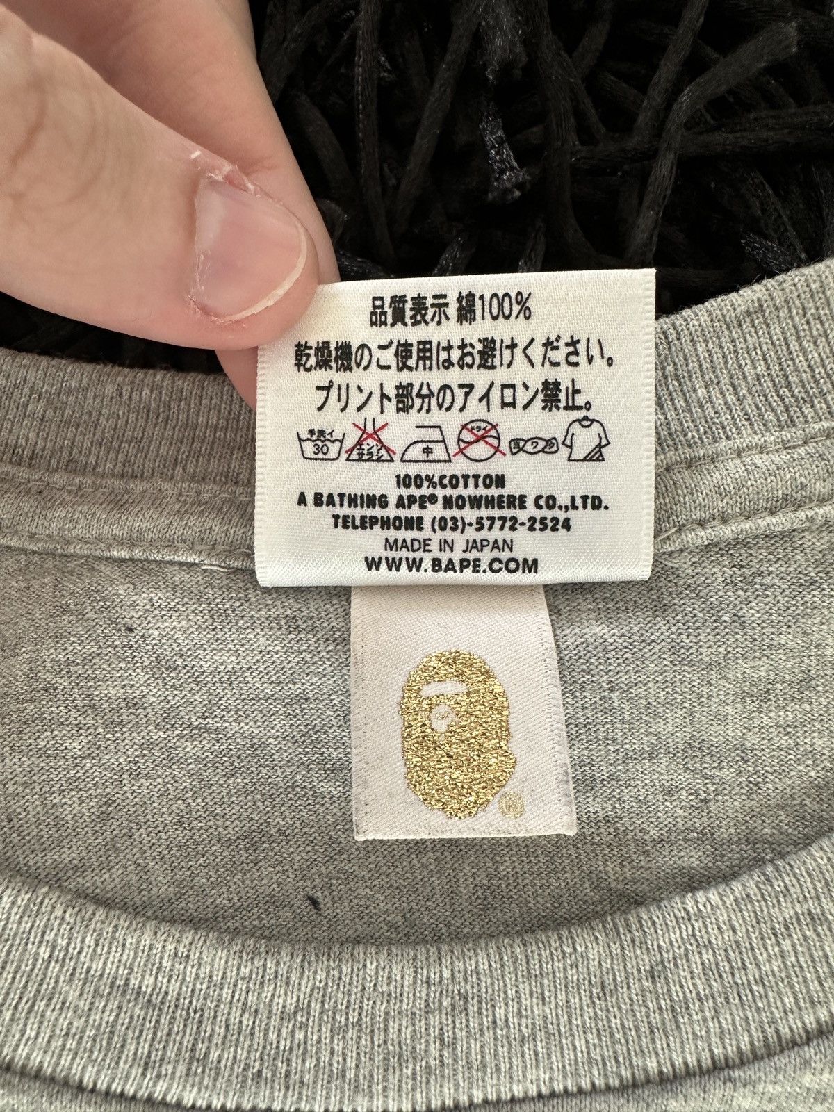 Bape Fur Big Ape Head Tee Size US L / EU 52-54 / 3 - 5 Thumbnail