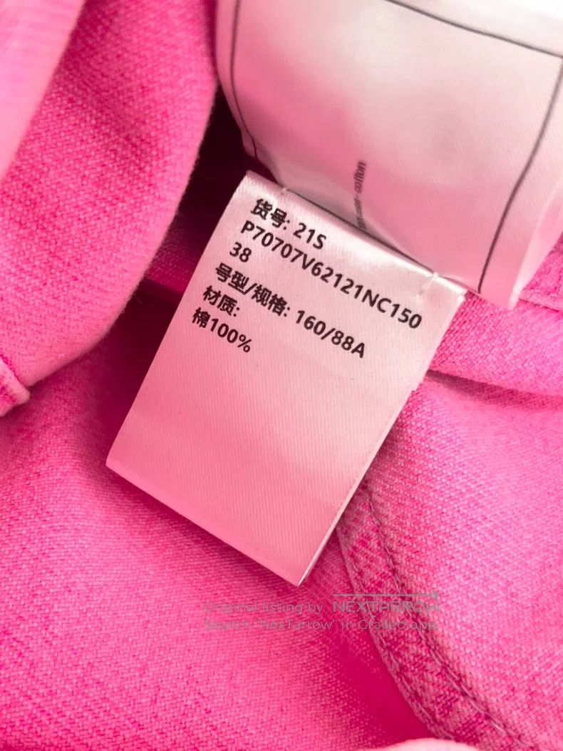 Chanel Chanel Fantasy pink camelia denim jacket Size XS / US 0-2 / IT 36-38 - 6 Thumbnail