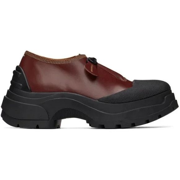 Maison Margiela MM6 Maison Margiela Chunky Oxfords 35 US 5 Women's Burgundy Size US 5 / IT 35 - 12 Thumbnail