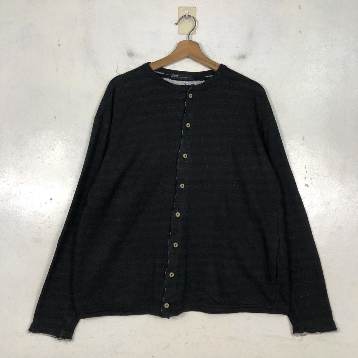 Issey Miyake 📌Vintage Snap Button Cardigan Moderm Blanket Striped Size US L / EU 52-54 / 3 - 3 Thumbnail