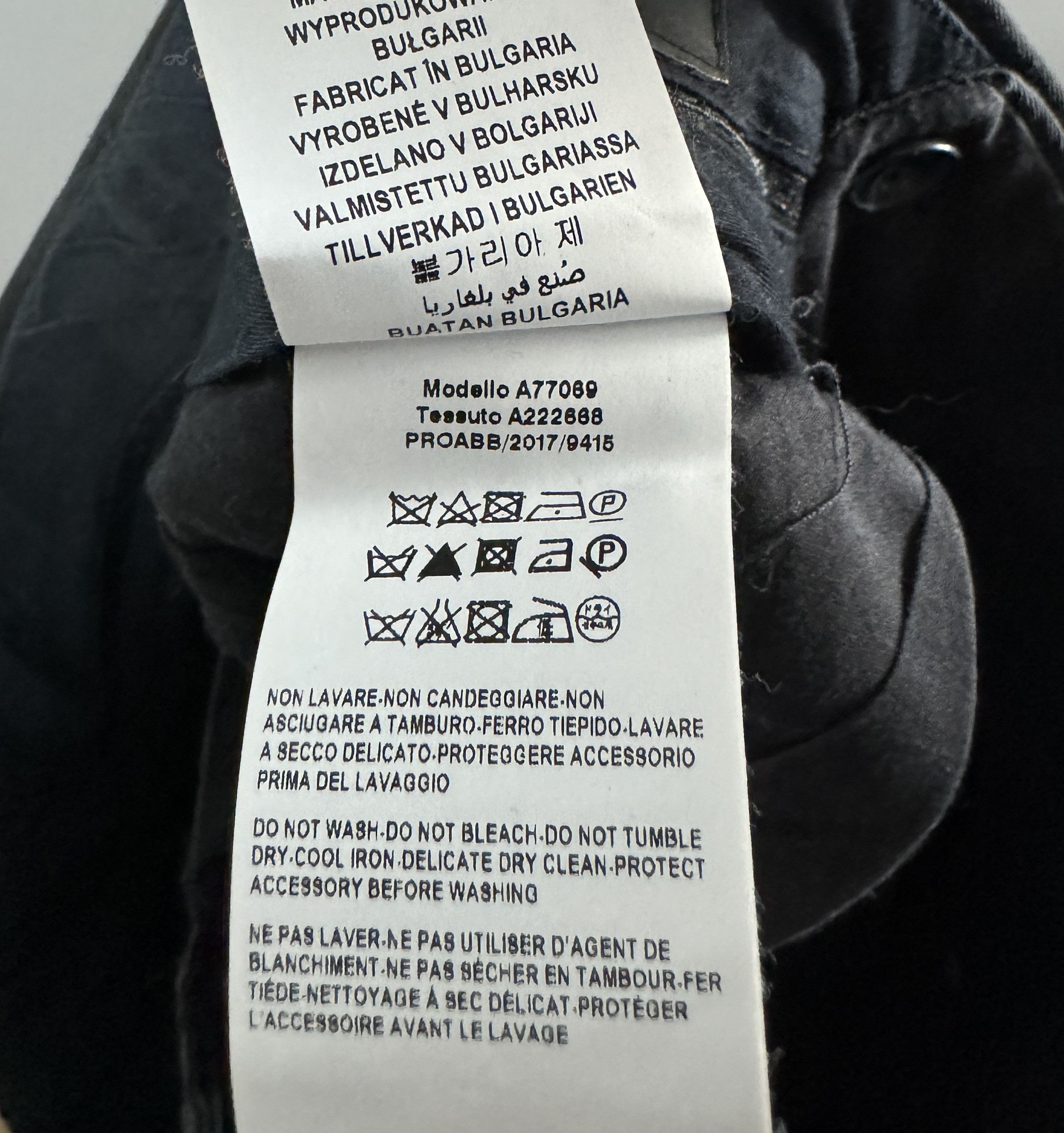 Versace Men's Versace Classic Pants Chino Black Trousers Size 50 Size US 34 / EU 50 - 11 Thumbnail