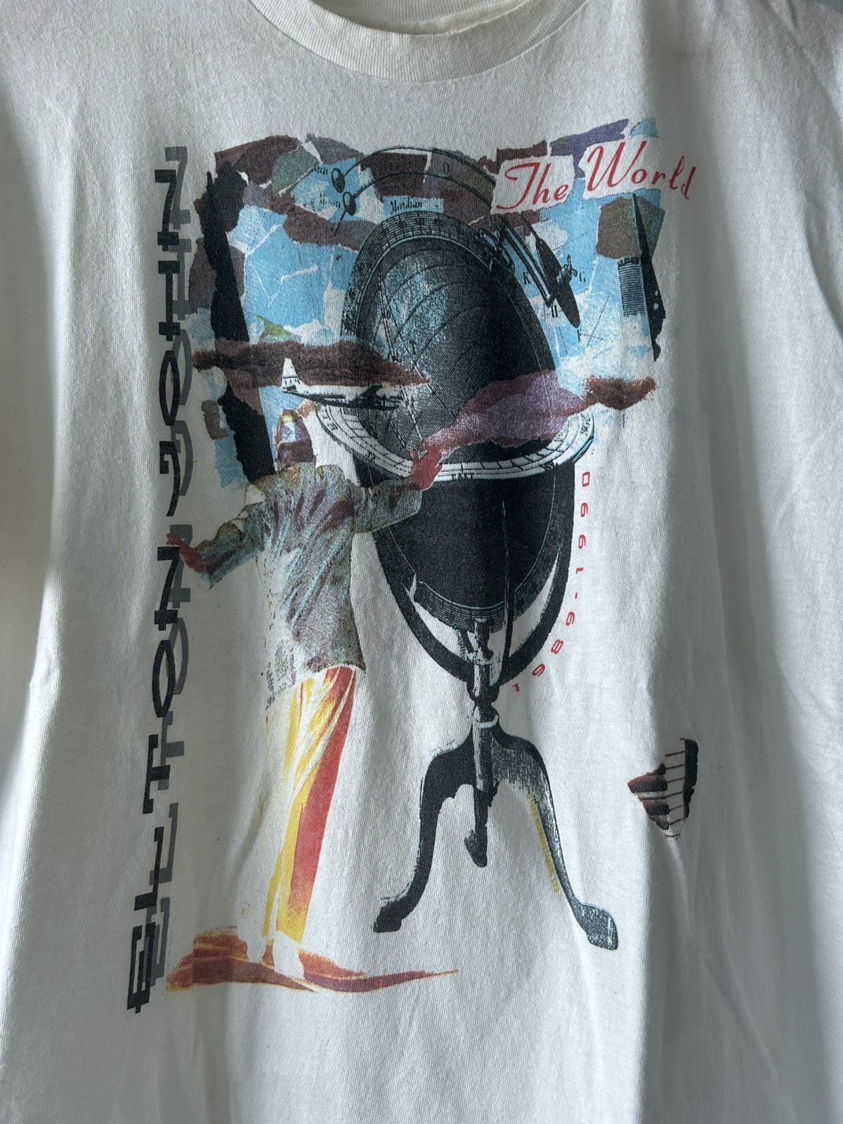 Vintage Elton John Vintage T Shirt 90’ Size US XL / EU 56 / 4 - 2 Thumbnail