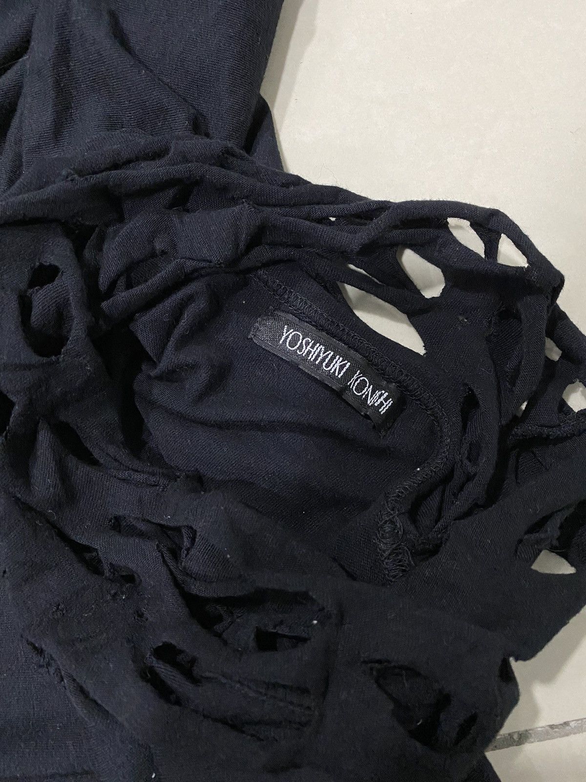 Yasuyuki Ishii Bondage veil face Turtleneck Gothic Punk shirt Size US M / EU 48-50 / 2 - 7 Thumbnail