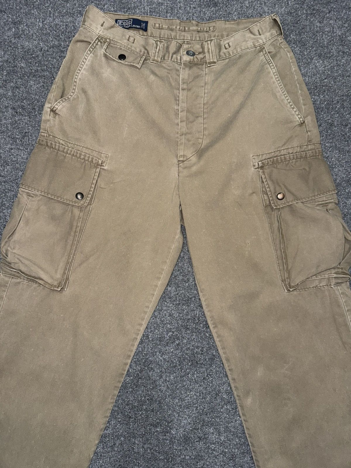 Polo Ralph Lauren Vintage Polo Ralph Lauren 67 Chino Cargo Pants Khaki 32x32 Size US 32 / EU 48 - 2 Thumbnail
