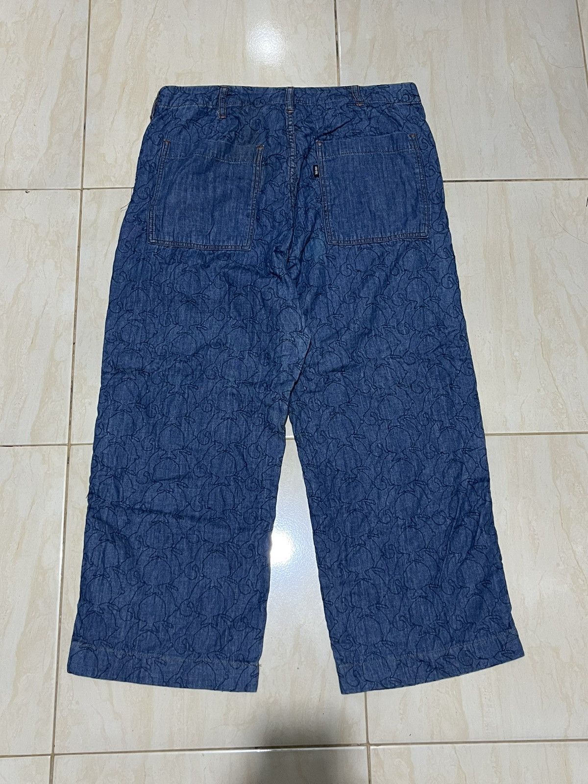 Ne-Net Issey miyake - Ne-net embroidery Indigo denim Size US 32 / EU 48 - 4 Thumbnail