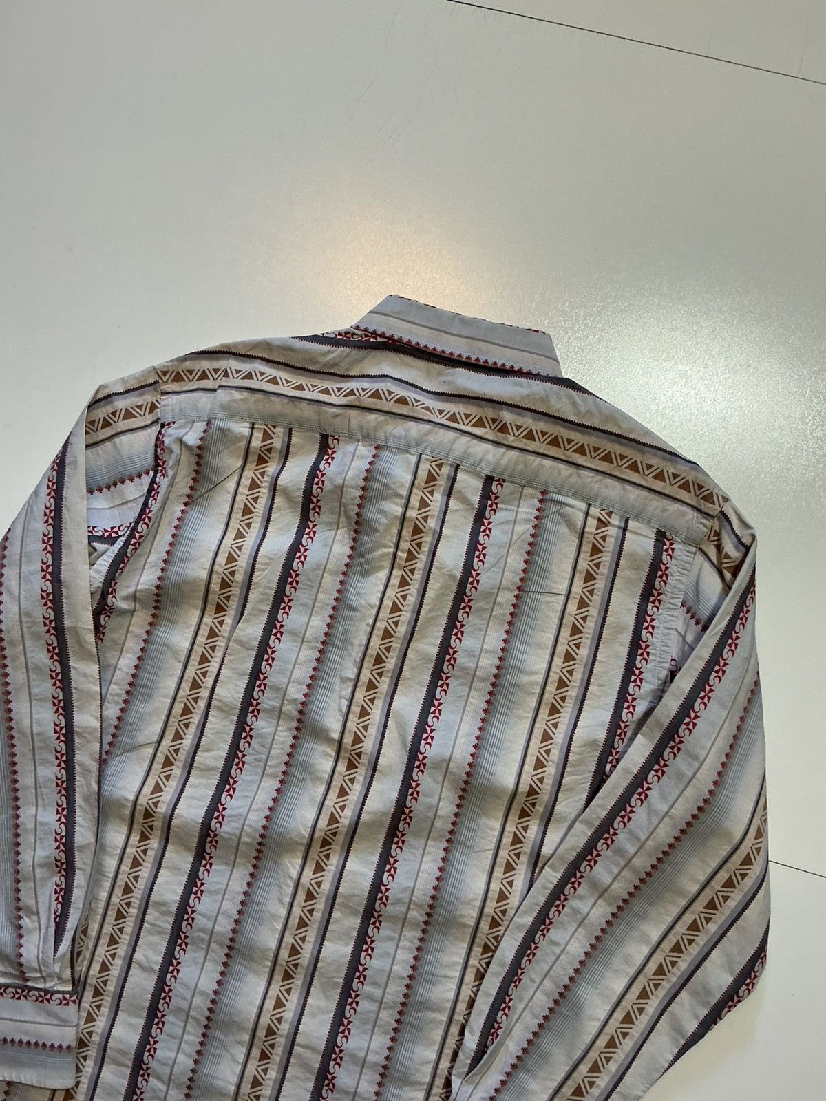 Robert Graham Robert Graham Southwestern Multicolor Striped Button Shirt Size US M / EU 48-50 / 2 - 4 Thumbnail