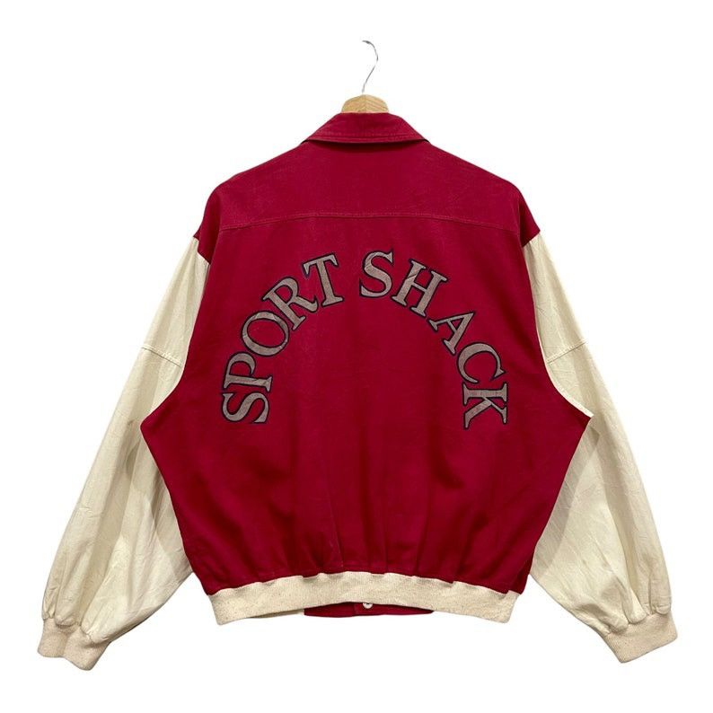Japanese Brand × Sports Specialties × Vintage Vintage 90s Sport Shack Snap Button Varsity Jacket Size US L / EU 52-54 / 3 - 1 Thumbnail