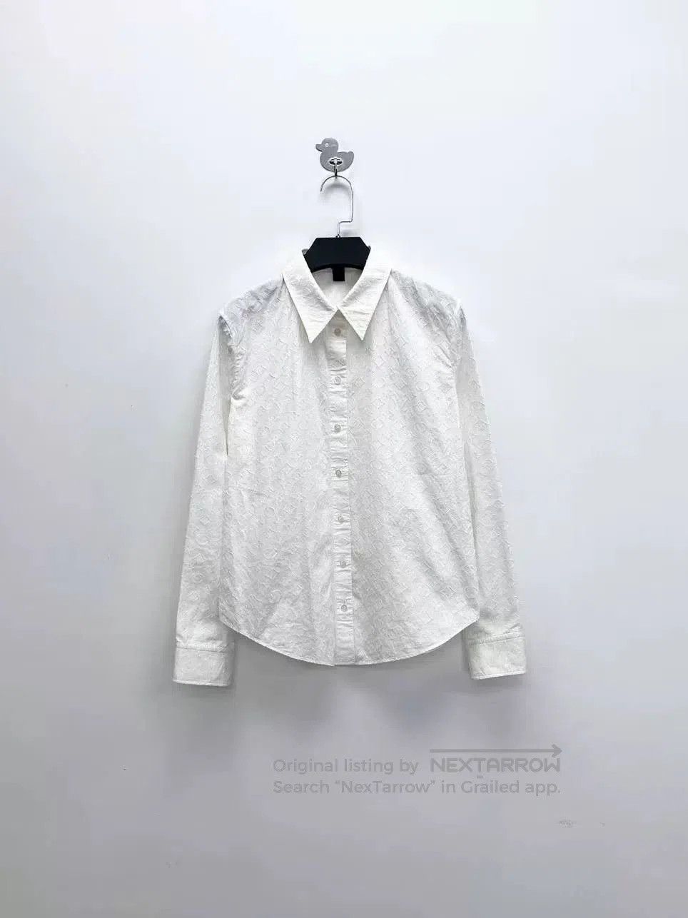 Louis Vuitton louis vuitton white logo shirt jacket. Size US M / EU 48-50 / 2 - 1 Thumbnail