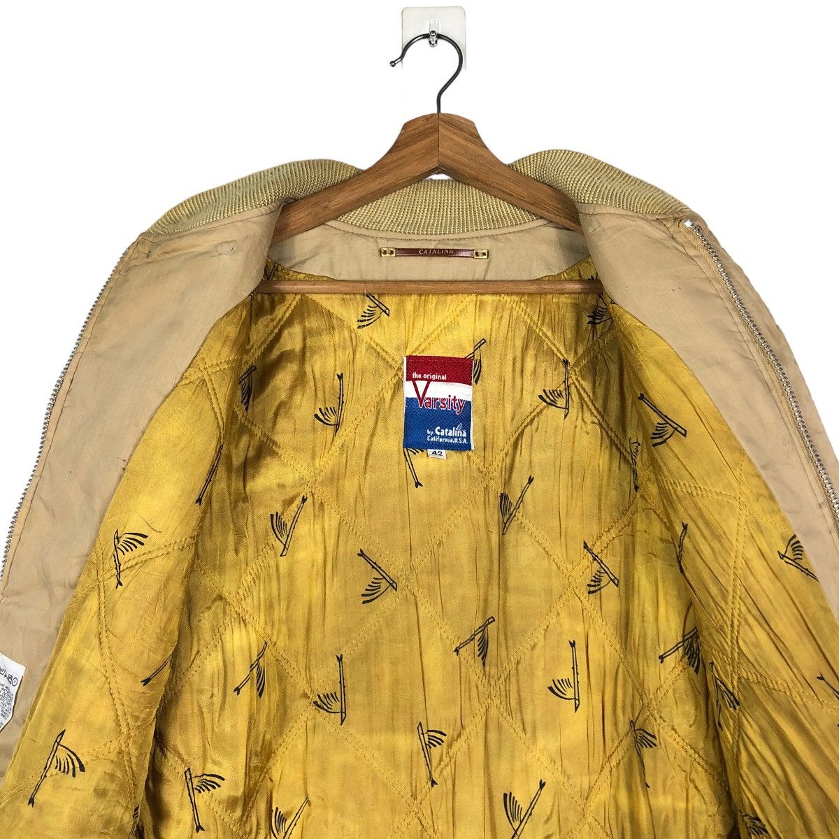 Vintage 🔥Vintage Fly Bomber Jacket Varsity Catalina Size US M / EU 48-50 / 2 - 14 Thumbnail