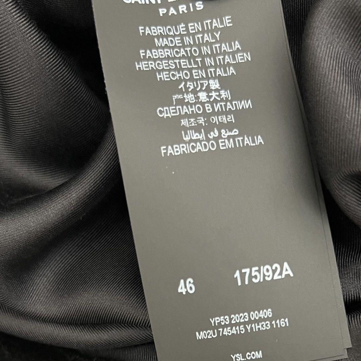 Saint Laurent Paris Saint Laurent Striped Overcoat in Large Size US L / EU 52-54 / 3 - 6 Thumbnail