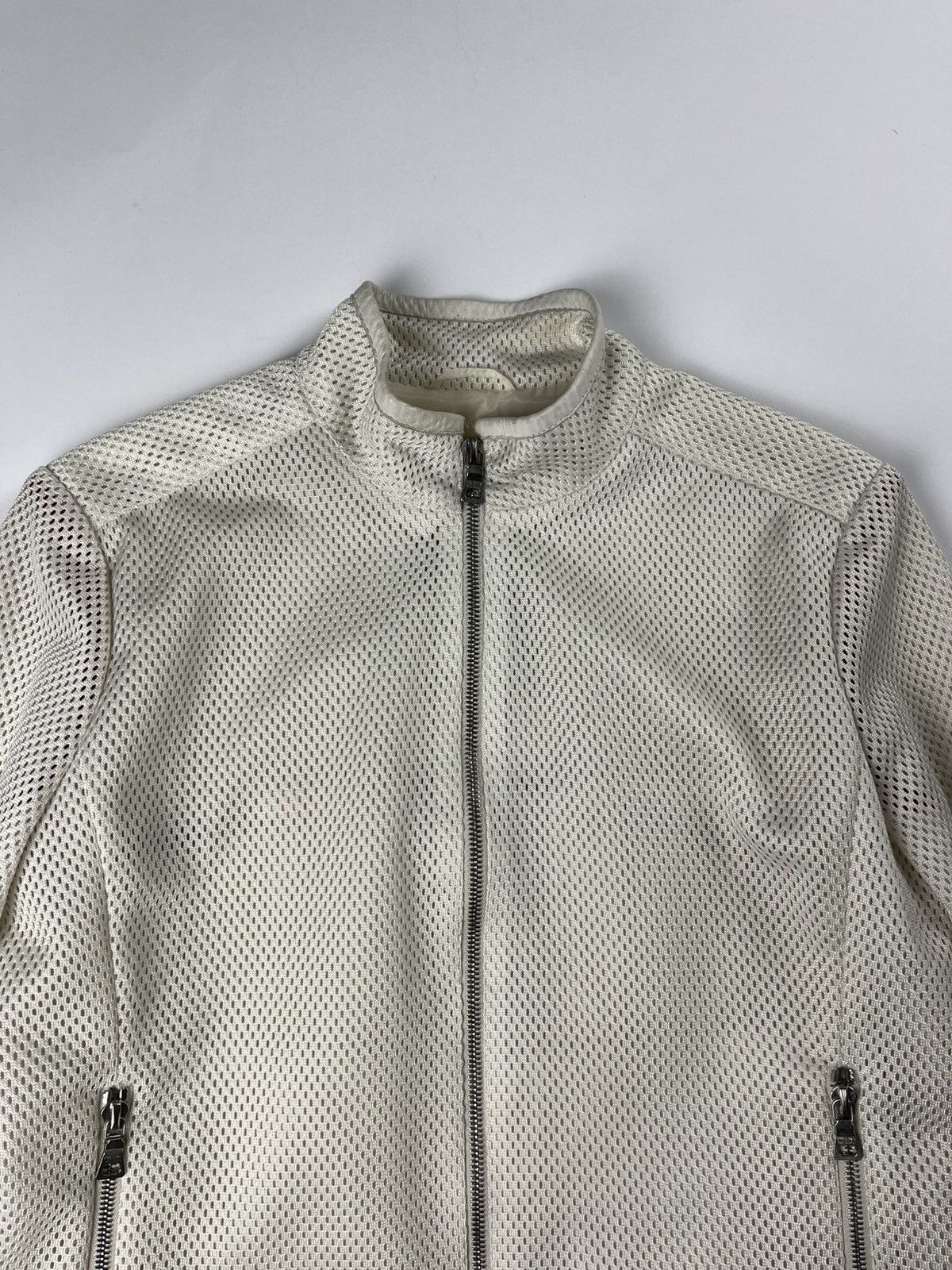Prada Prada Mesh Leather Elbows Jacket SS 2000 Size S / US 4 / IT 40 - 4 Thumbnail