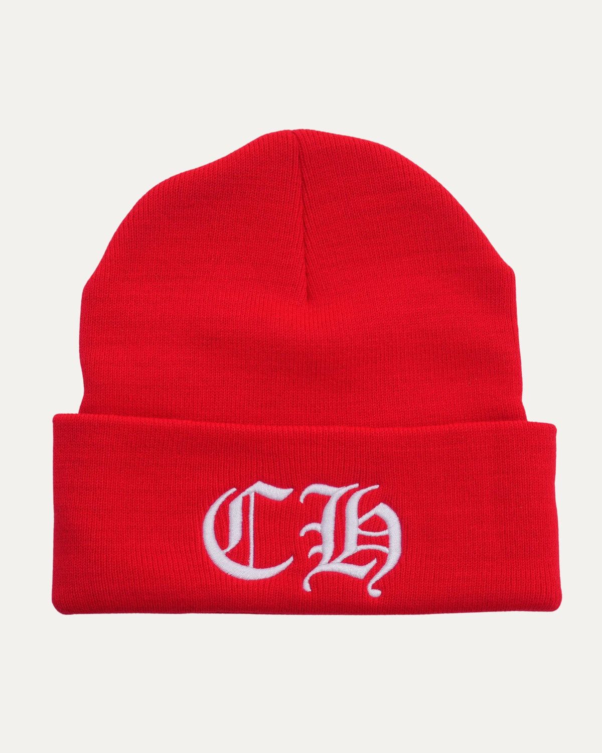Chrome Hearts Chrome Hearts CH Beanie Red Size ONE SIZE - 1 Thumbnail
