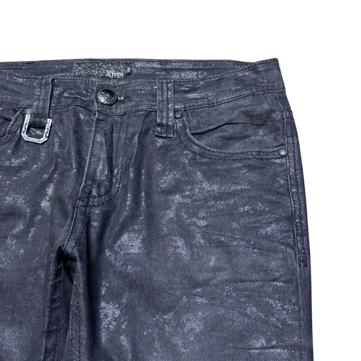 Le Grande Bleu (L.G.B.) Xfrm Black Waxed Denim Jeans 'The Outsider Rude Life & Vibe Size US 32 / EU 48 - 5 Thumbnail